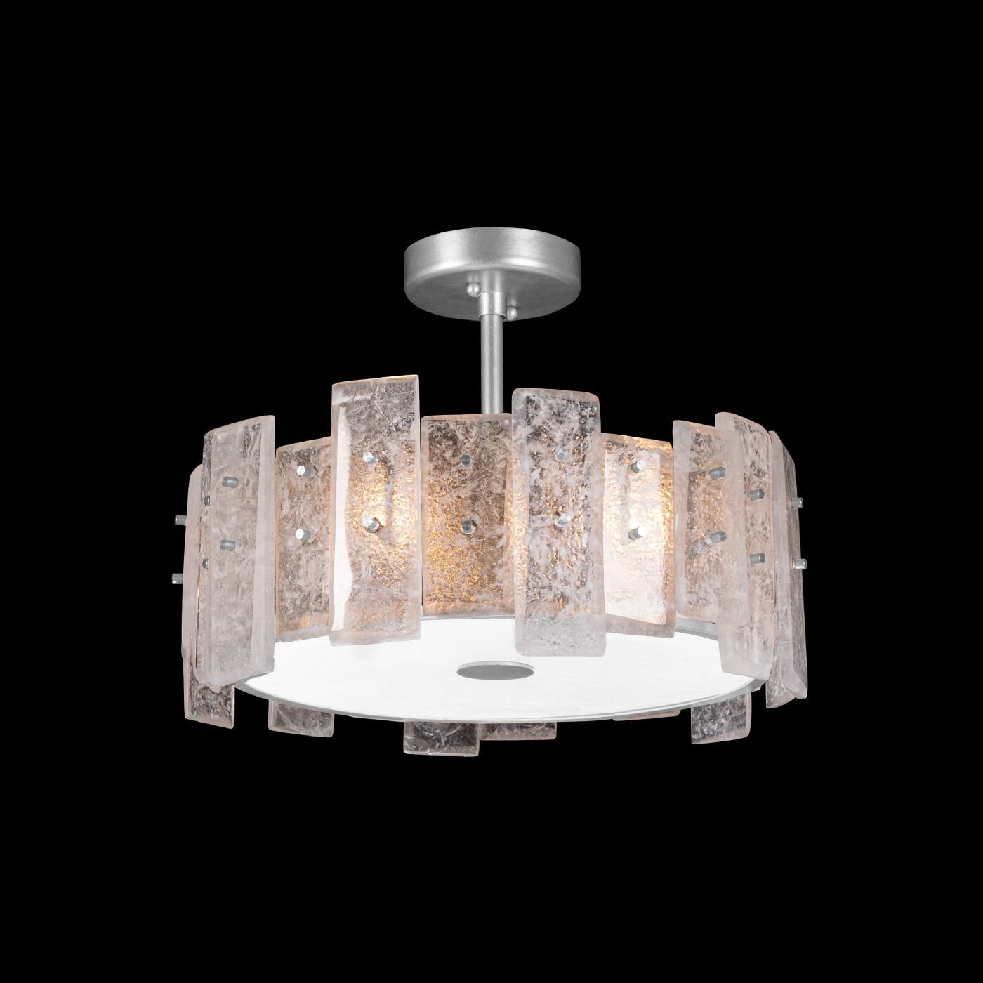 Erinn Valencich Lunea Semi Flush Mount by Fine Art Handcrafted Lighting