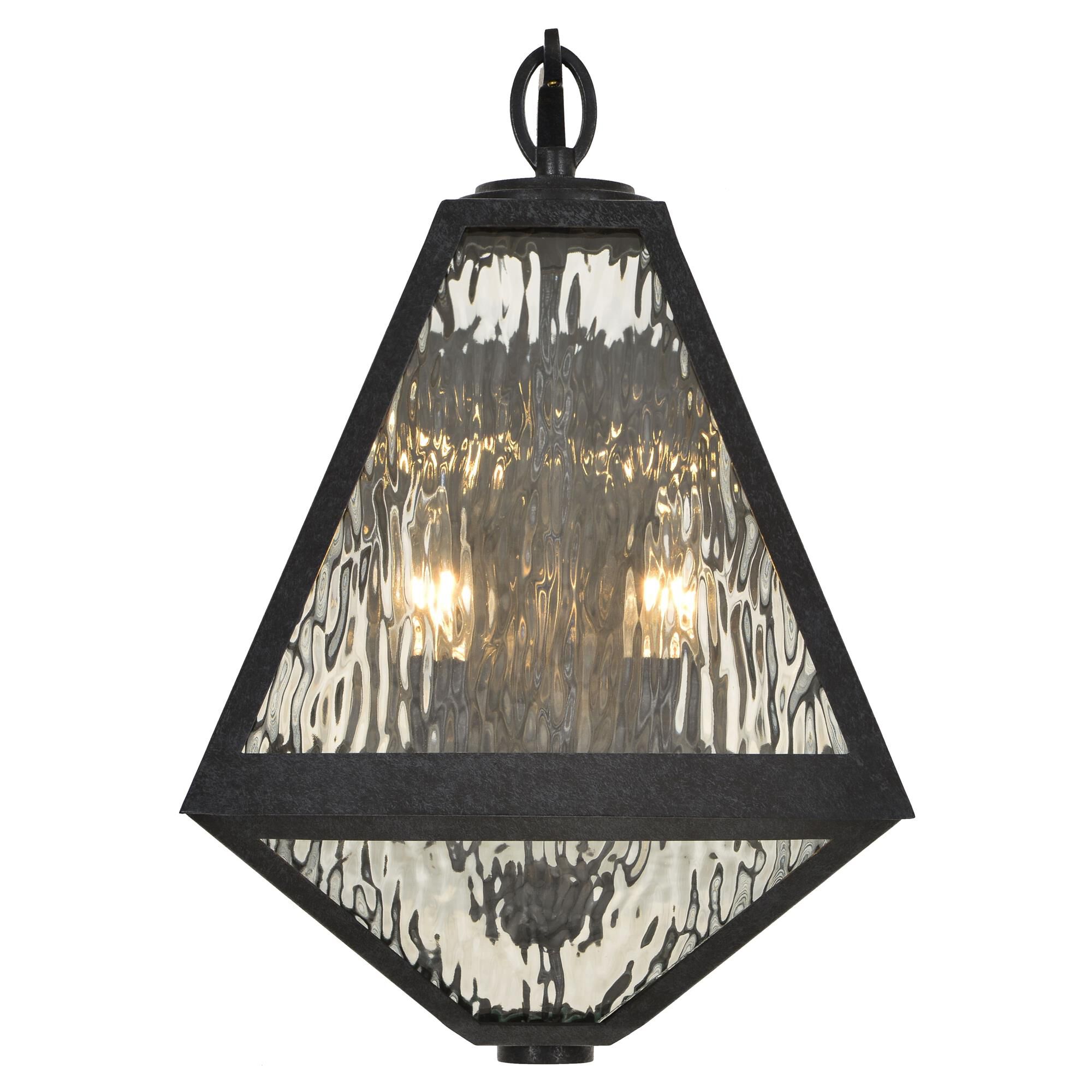 Shown in Black Charcoal finish and Water glass