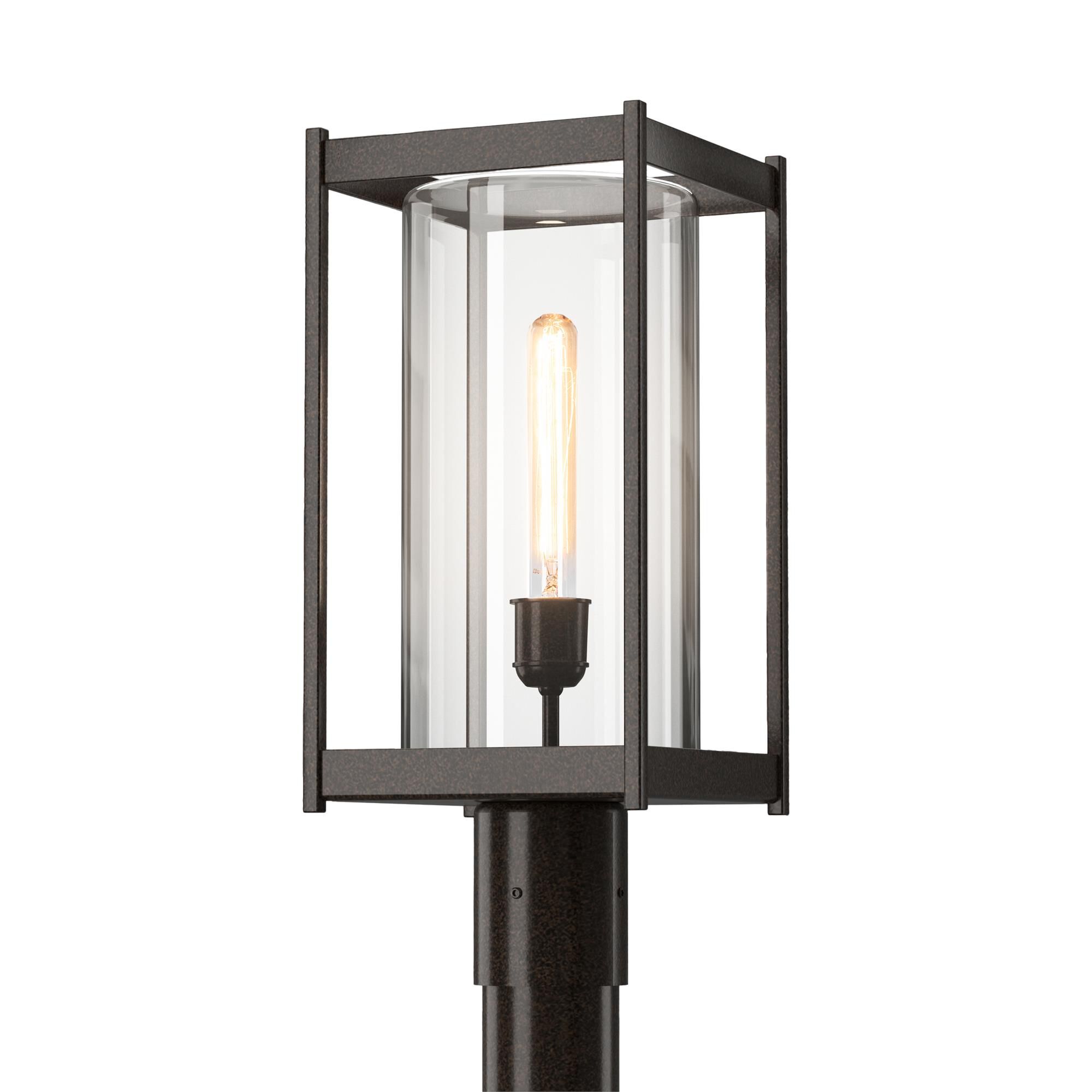 Shown in Coastal Bronze finish and Clear glass and Clear Glass shade