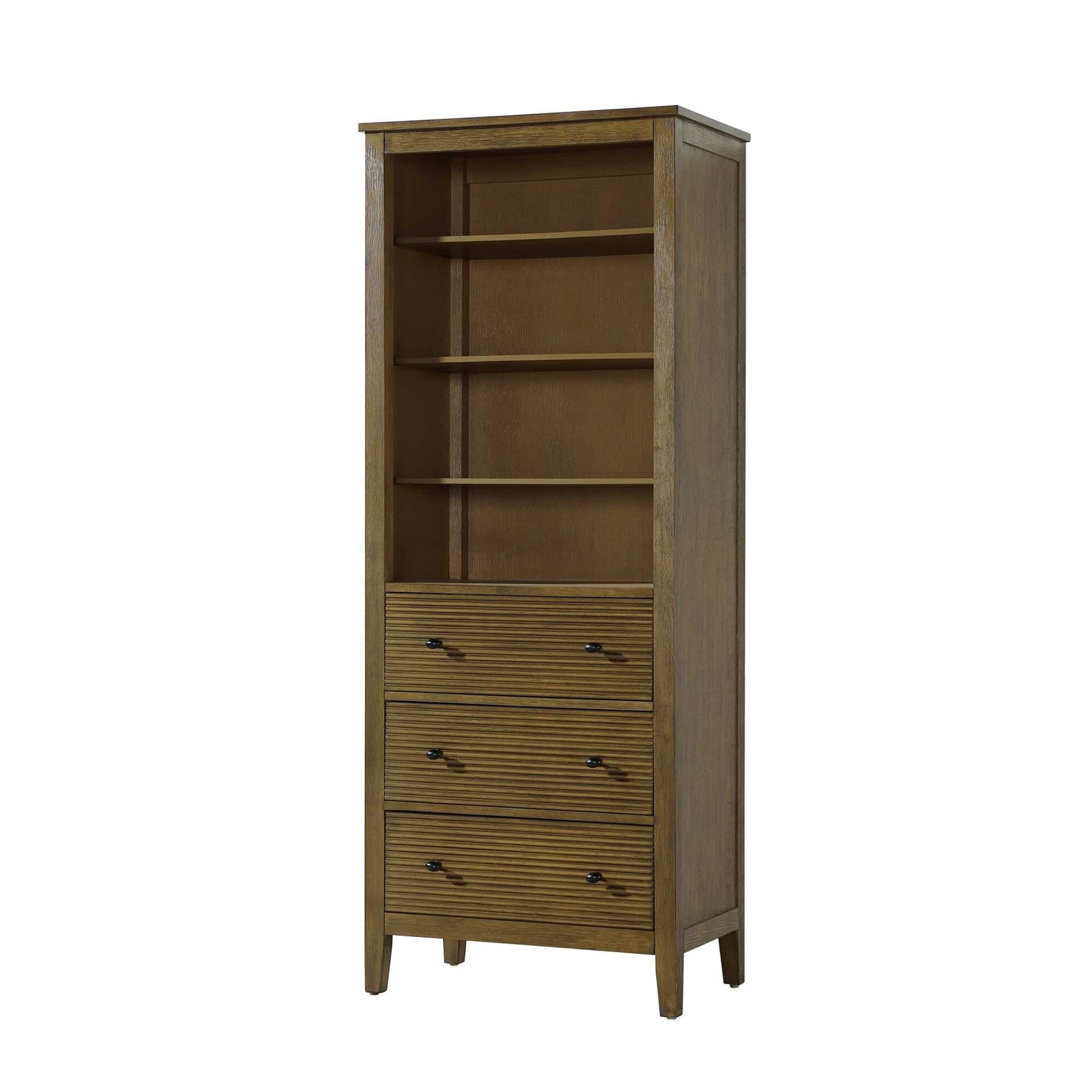 Shown in Hazel Oak finish