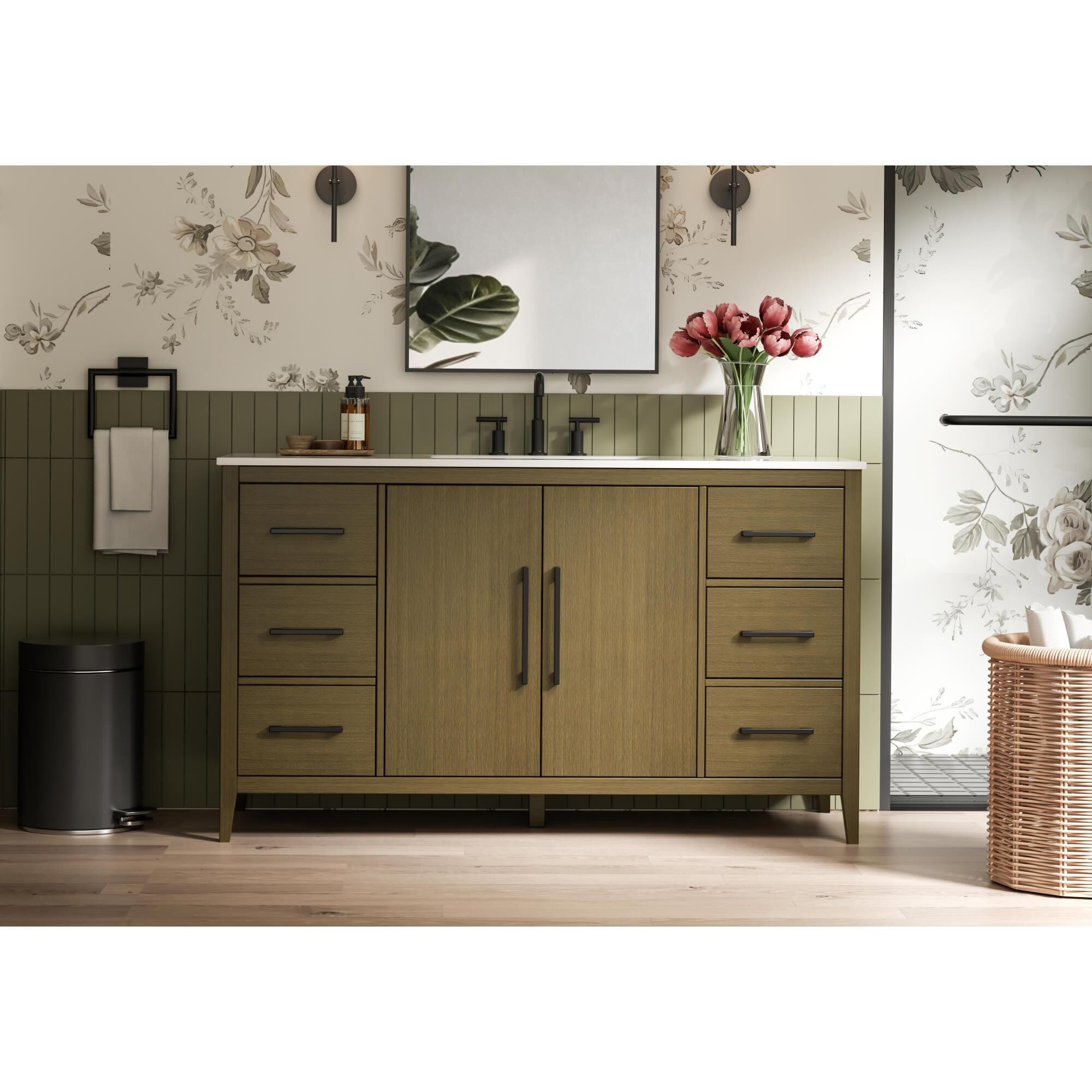 Millie 60 Inch Bath Vanity by Elegant Dcor