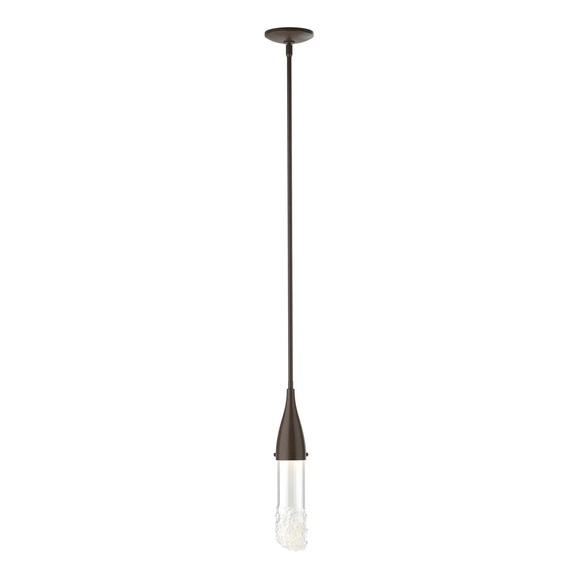 Shown in Bronze finish and Clear glass