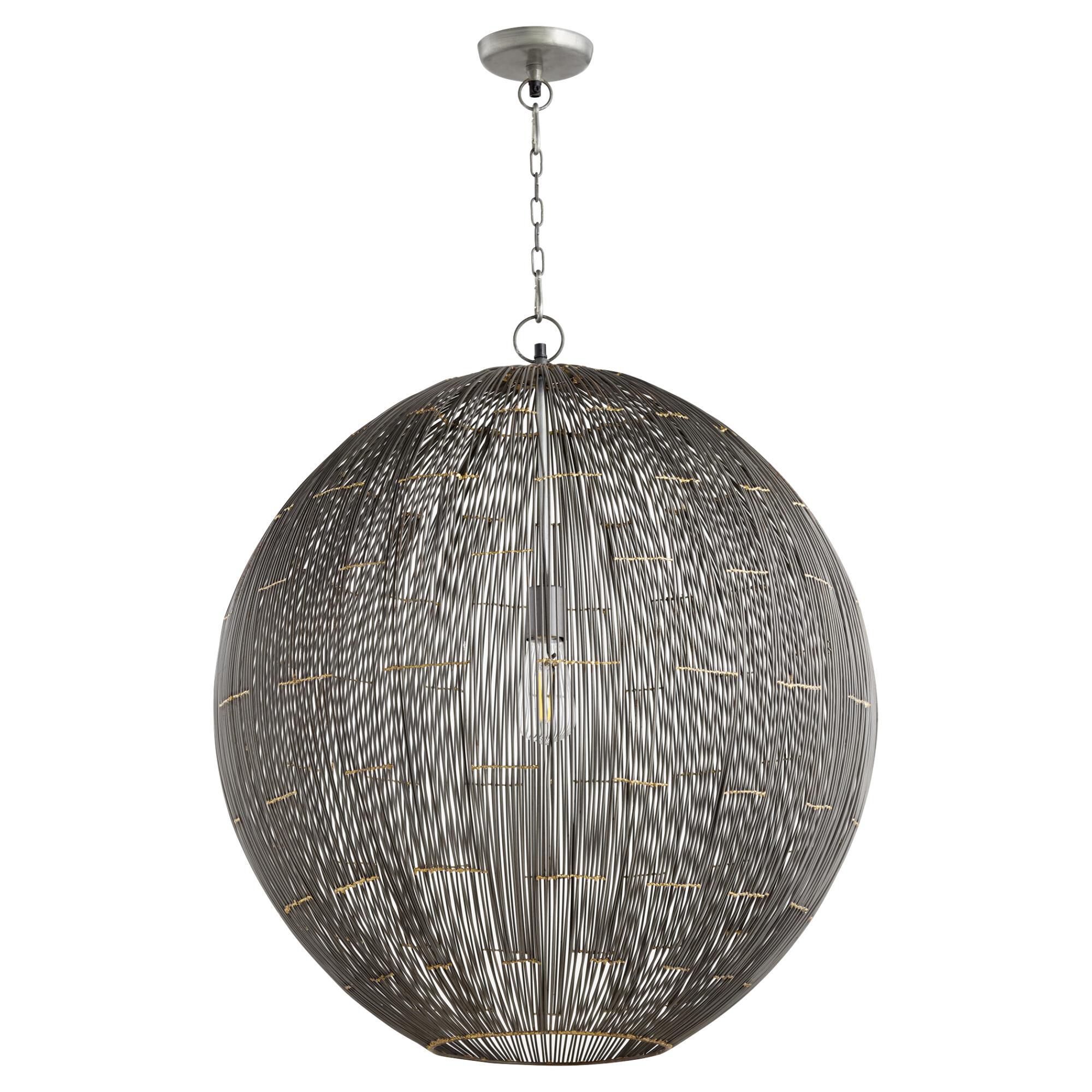 Quorum International Wire 26 Inch Cage Pendant