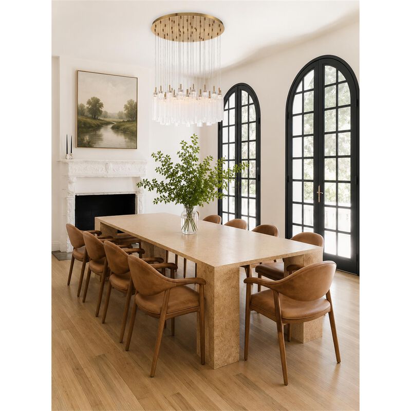 Addis 36 Inch Multi Light Pendant by Crystorama