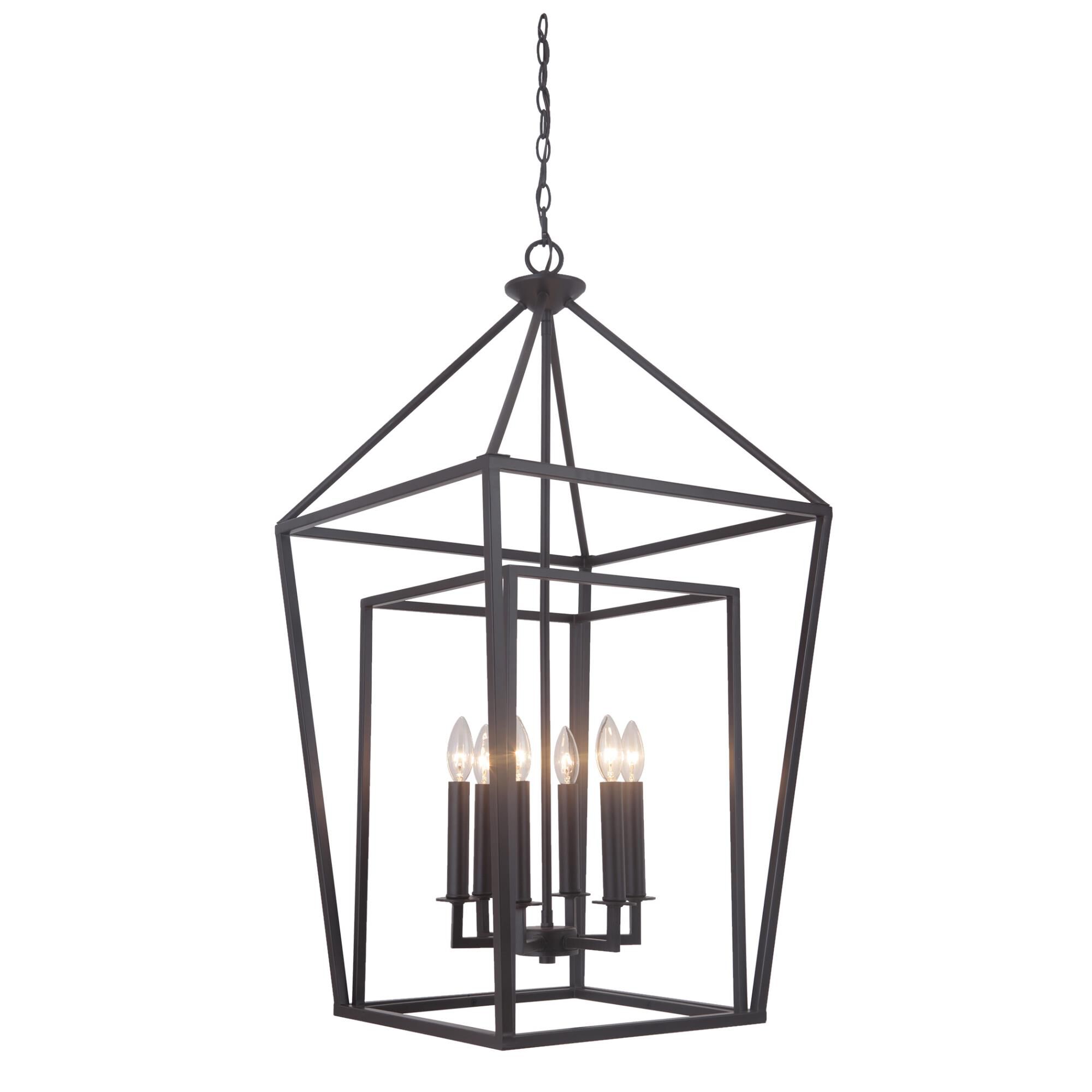 Hudson 19 Inch Cage Pendant by Craftmade