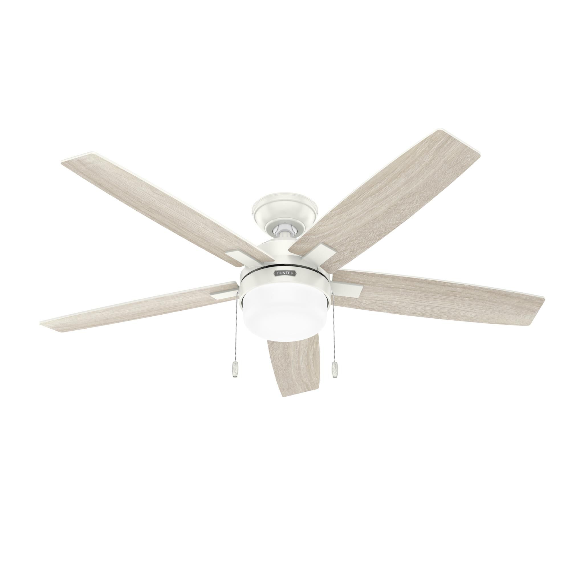 Anisten 52 Inch Ceiling Fan with Light Kit by Hunter Fan