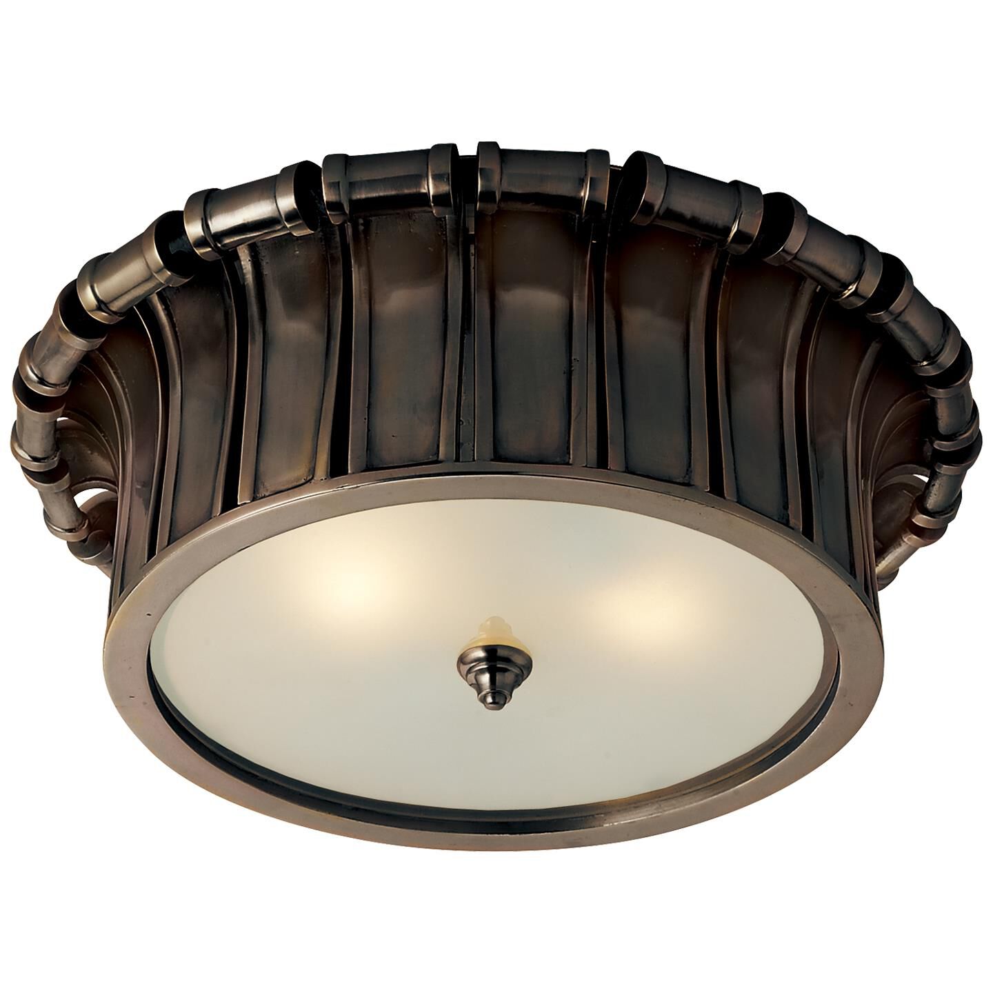 Shown in Gun Metal finish and Frosted glass 