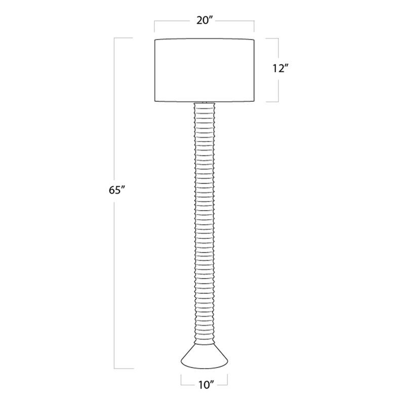 Nabu 65 Inch Floor Lamp by Regina Andrew