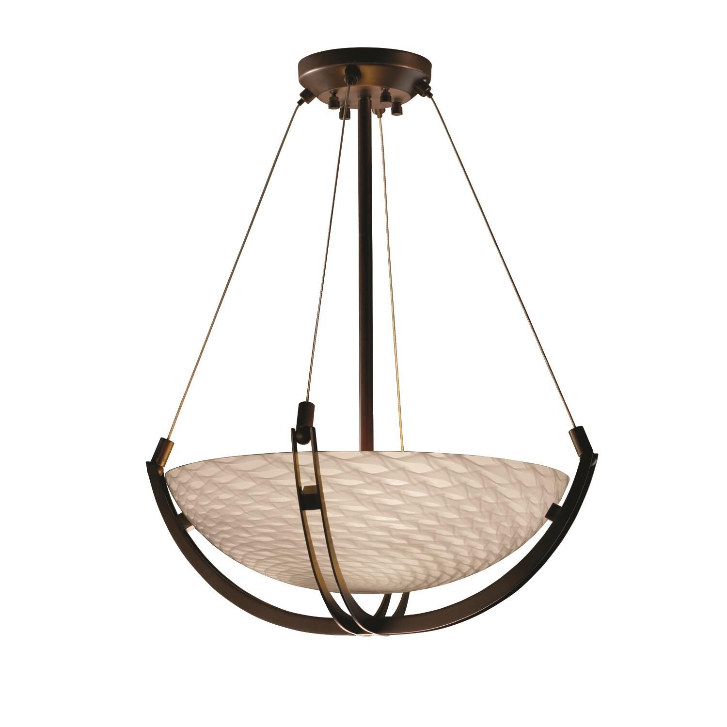 Fusion 22 Inch Large Pendant by Justice Design Group