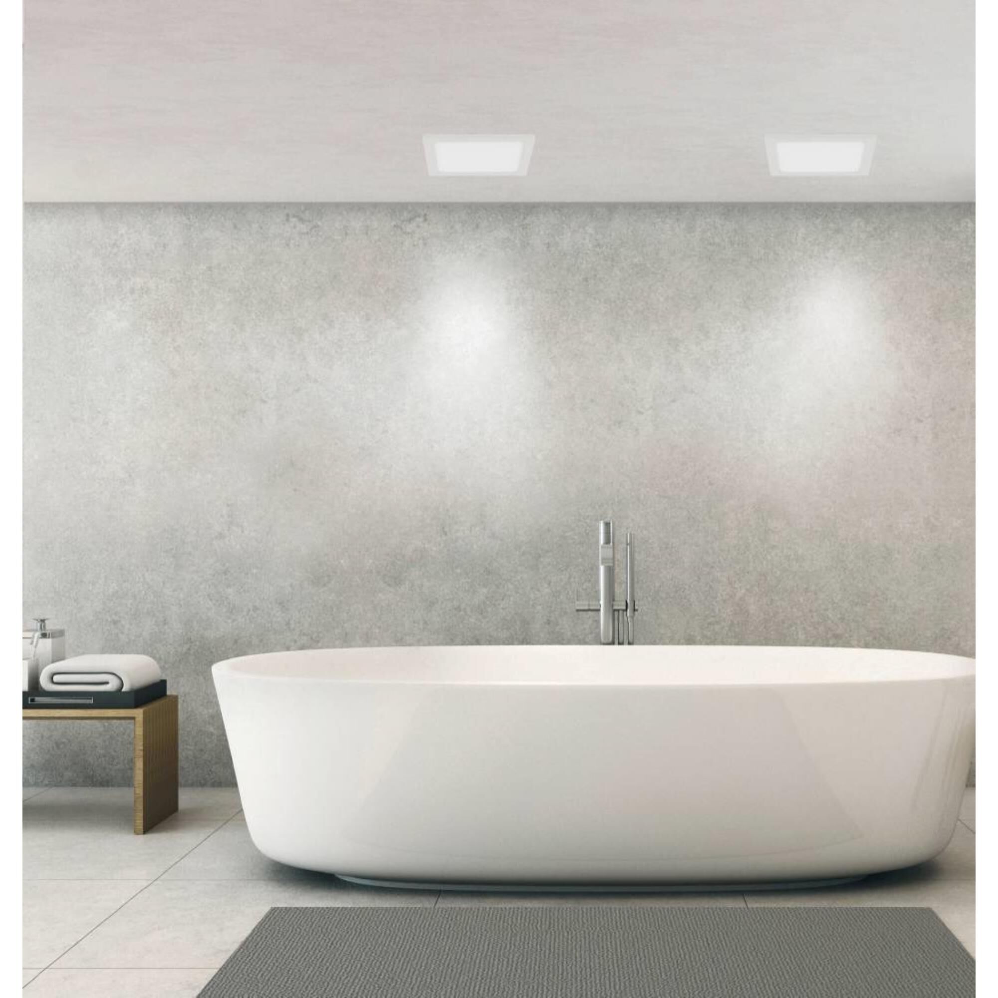 Eglo Trago 12-S 11 Inch 1 Light LED Flush Mount by Eglo Lighting