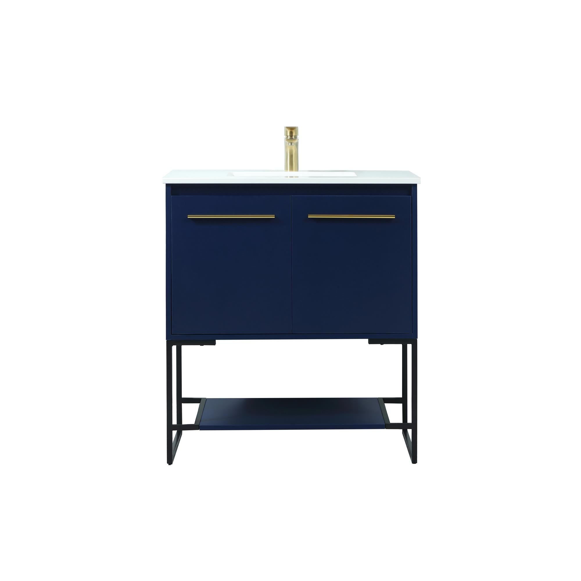 Shown in Blue finish