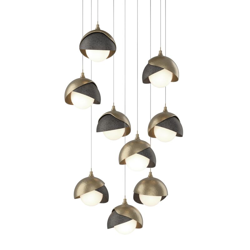 Brooklyn 20 Inch 9 Light Multi Light Pendant by Hubbardton Forge