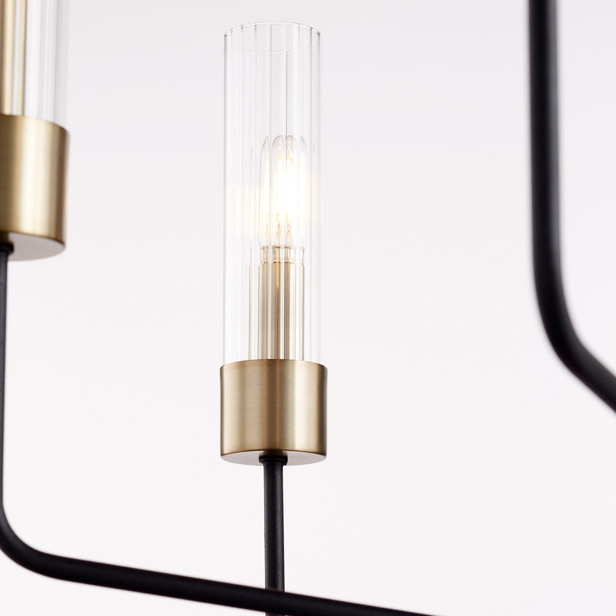 Helix 27 Inch 6 Light Chandelier by Quorum International