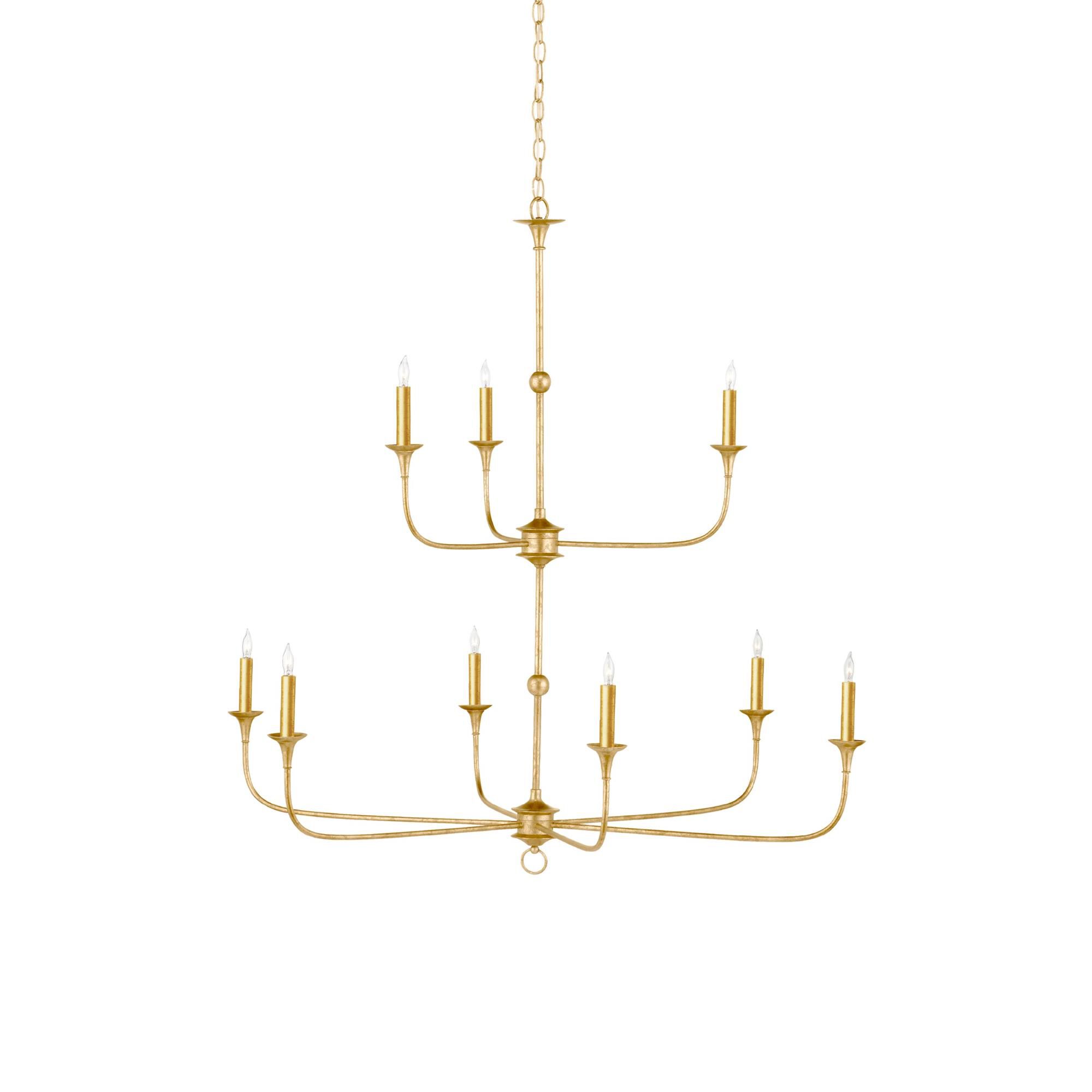 Nottaway 44 Inch Chandelier by Currey and Company
