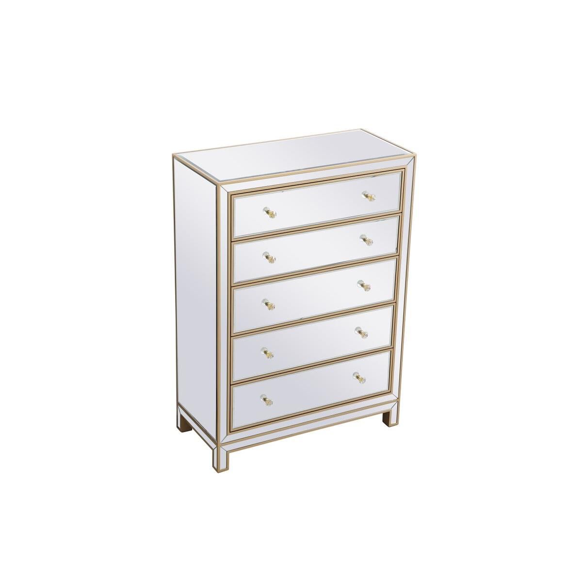 Reflexion Storage Cabinet by Elegant Decor