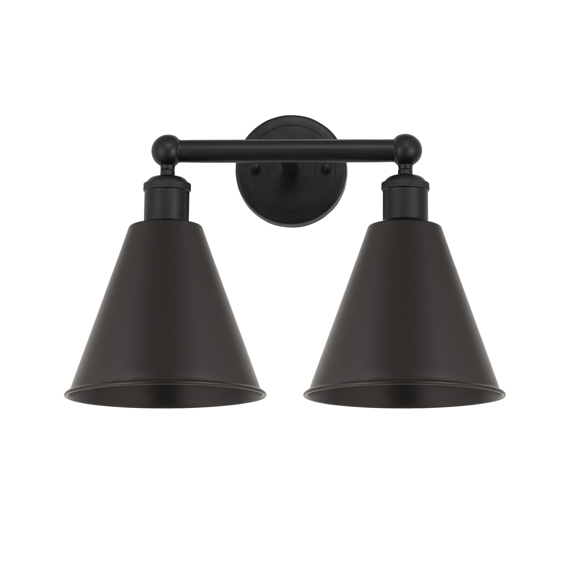 Shown in Matte Black finish and Matte Black shade