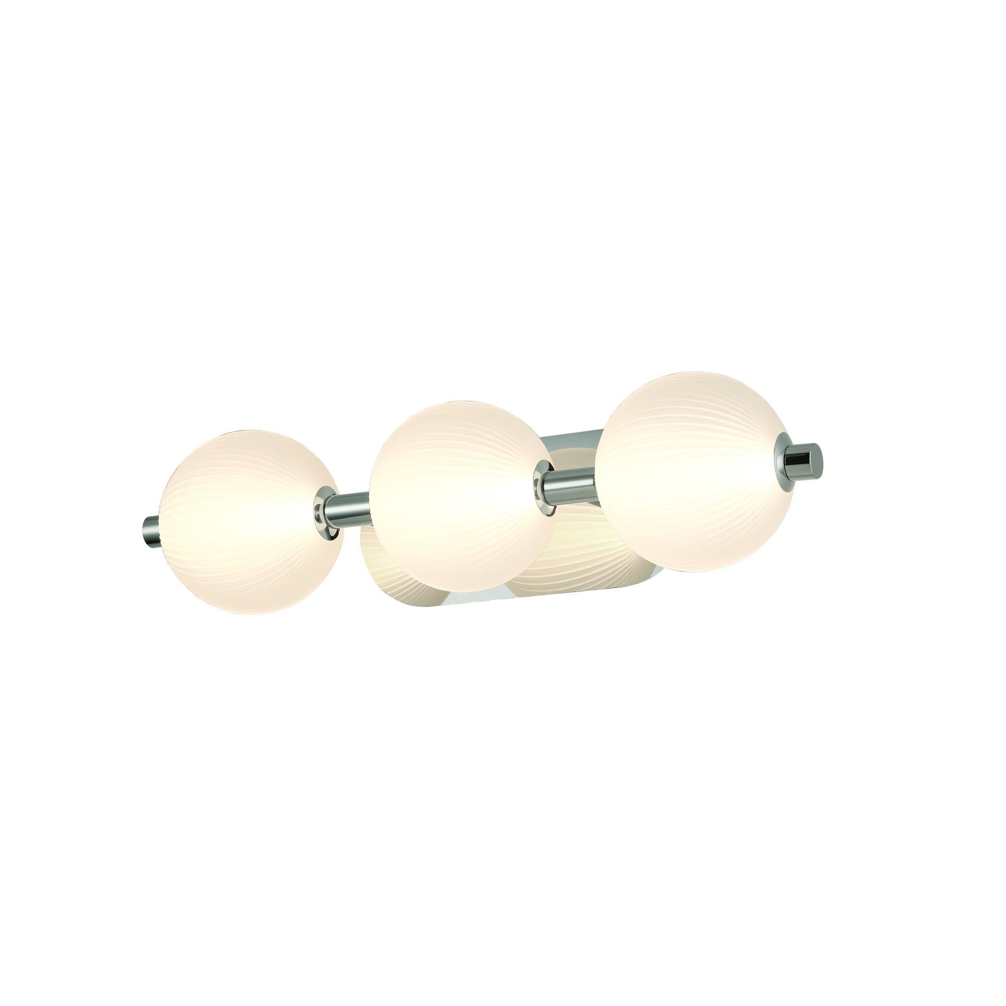 Shown in Nickel finish and Opal Ribbed  glass