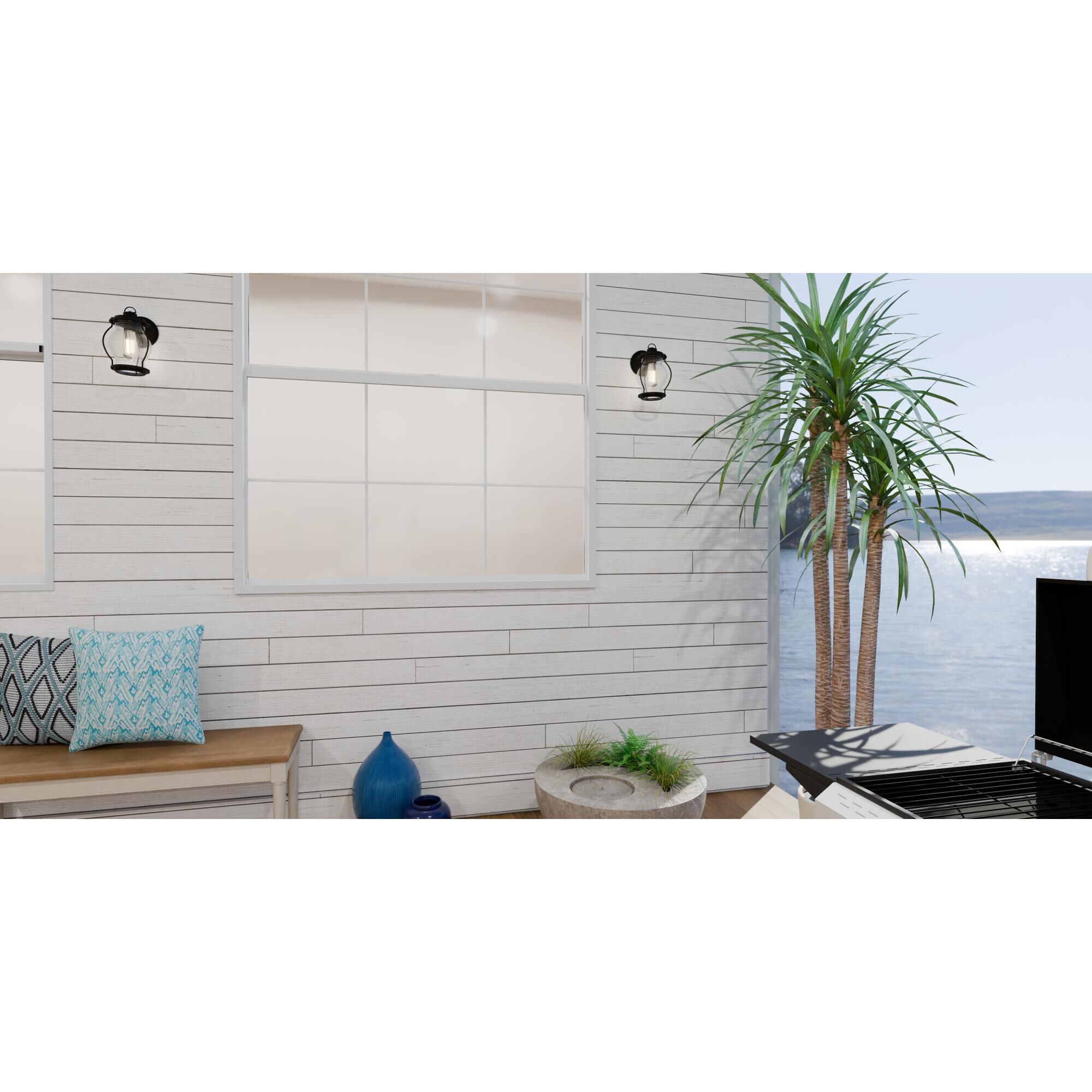 Luther 6 Inch Outdoor Wall Light by Quoizel