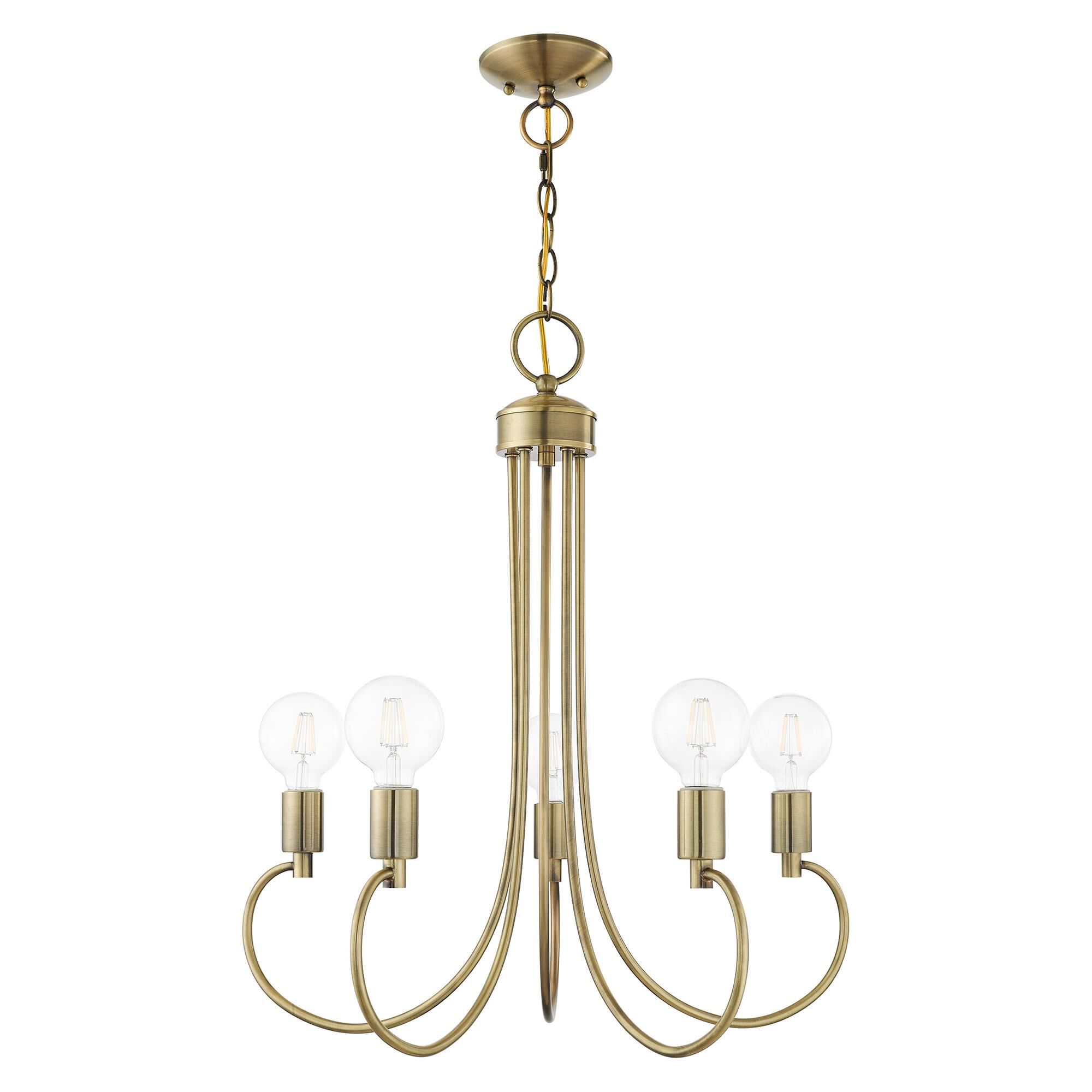 Bari 5 Light Chandelier by Livex Lighting