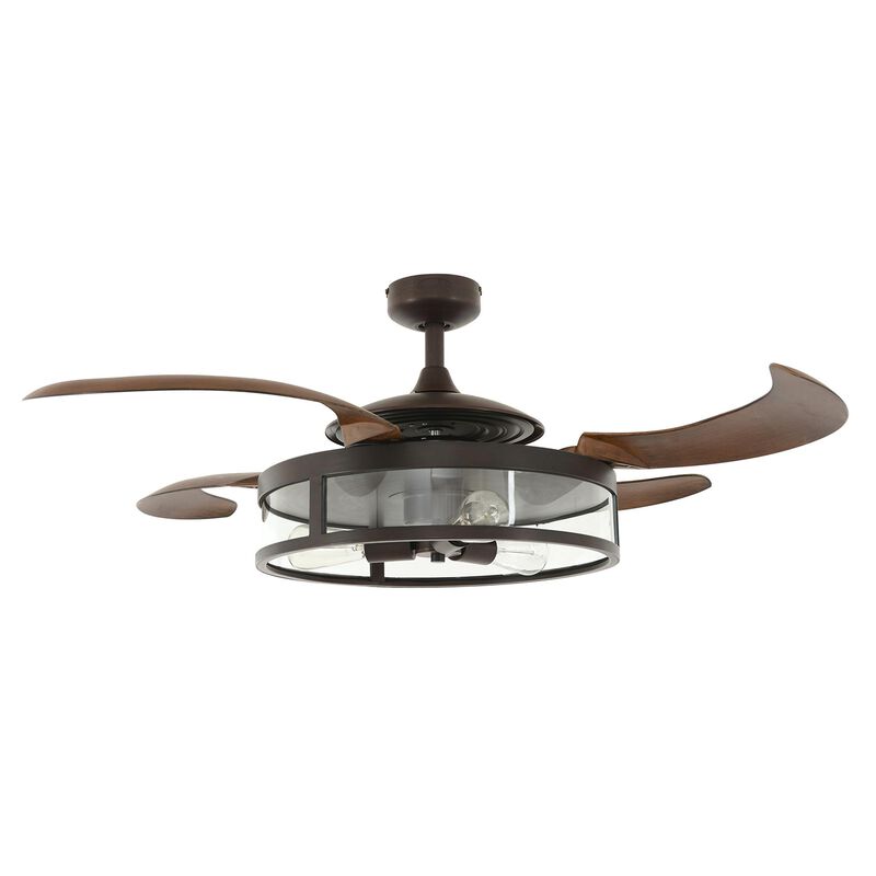 Classic 48 Inch Ceiling Fan with Light Kit by Beacon Lighting