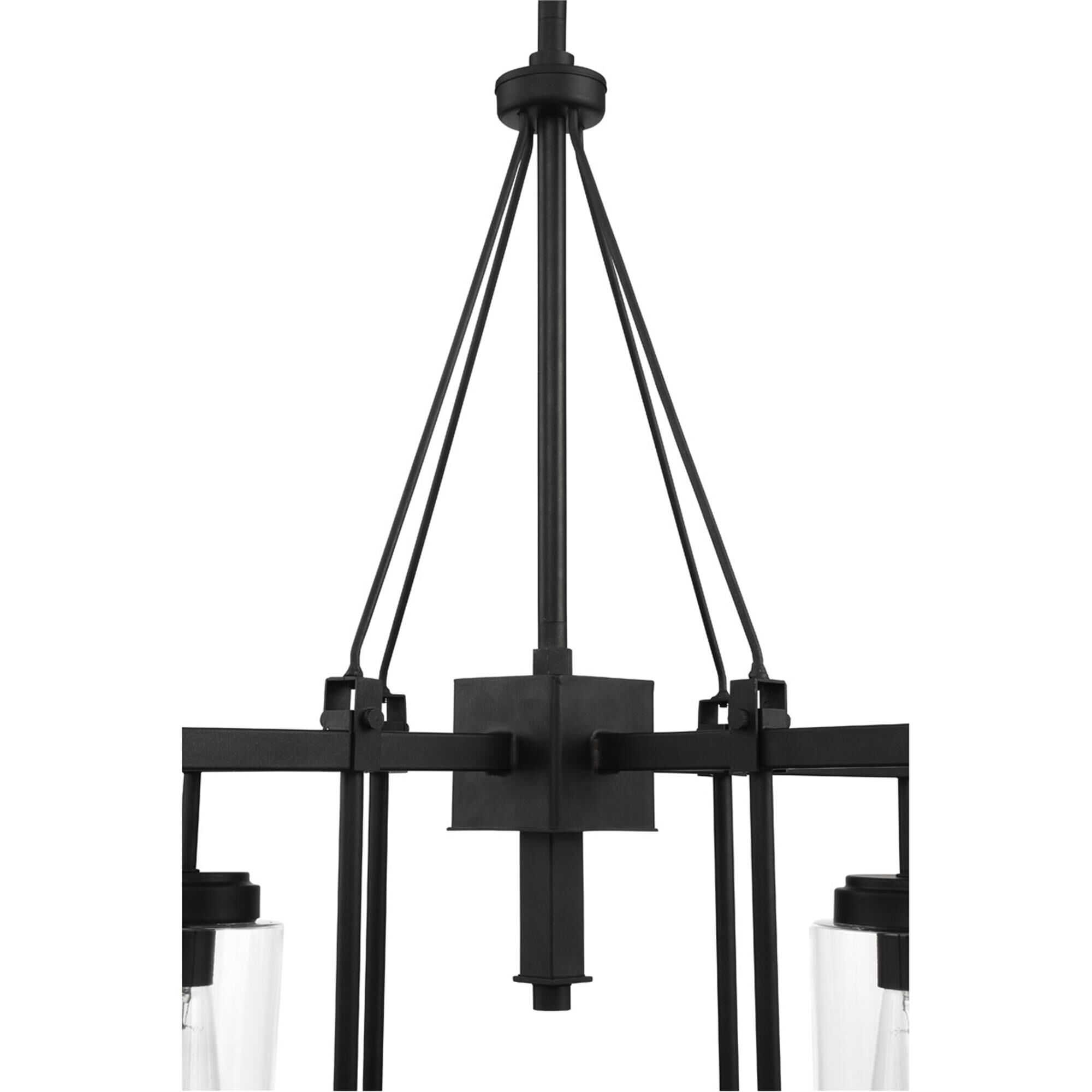 Shown in Espresso finish and Clear glass