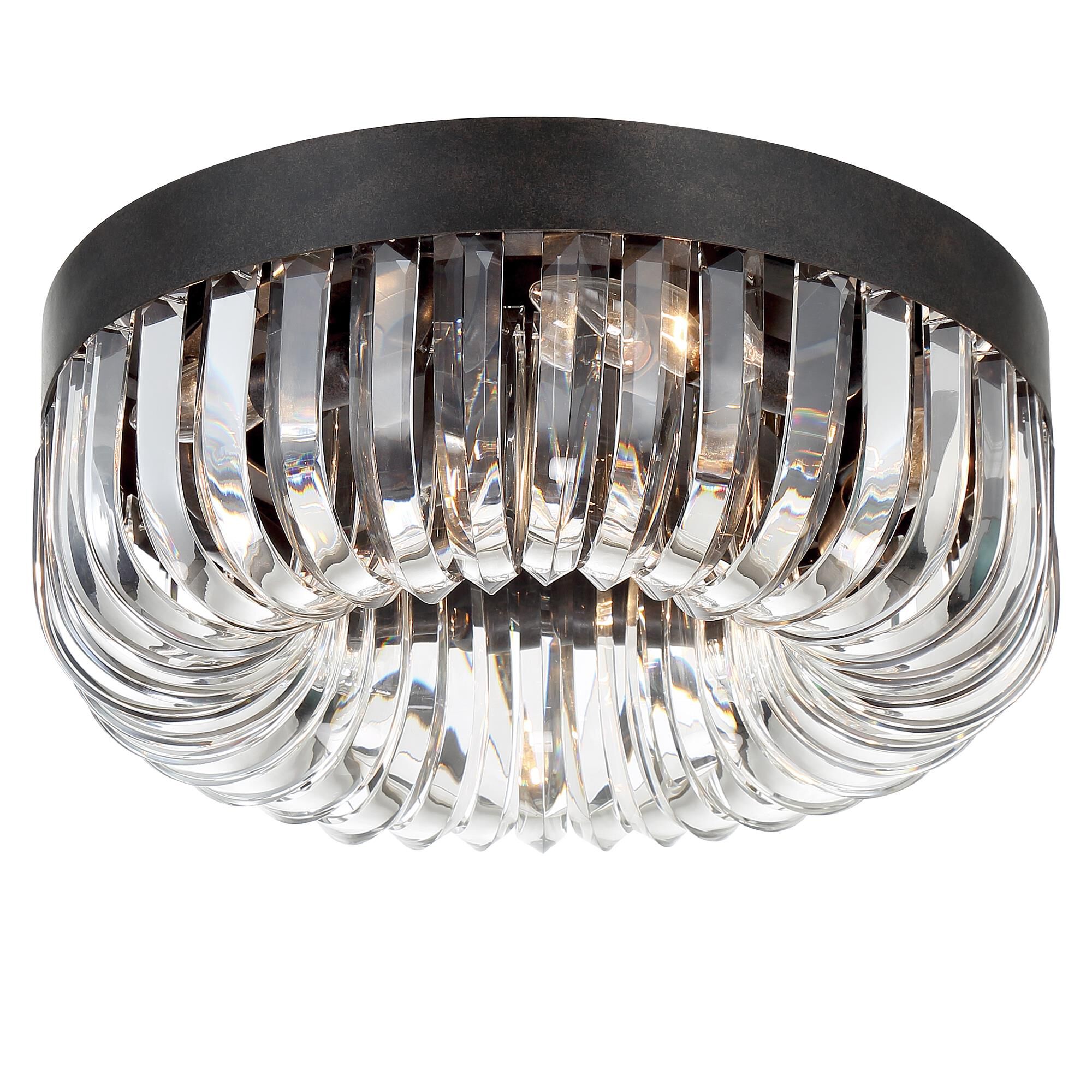 Alister 15 Inch Semi Flush Mount by Crystorama