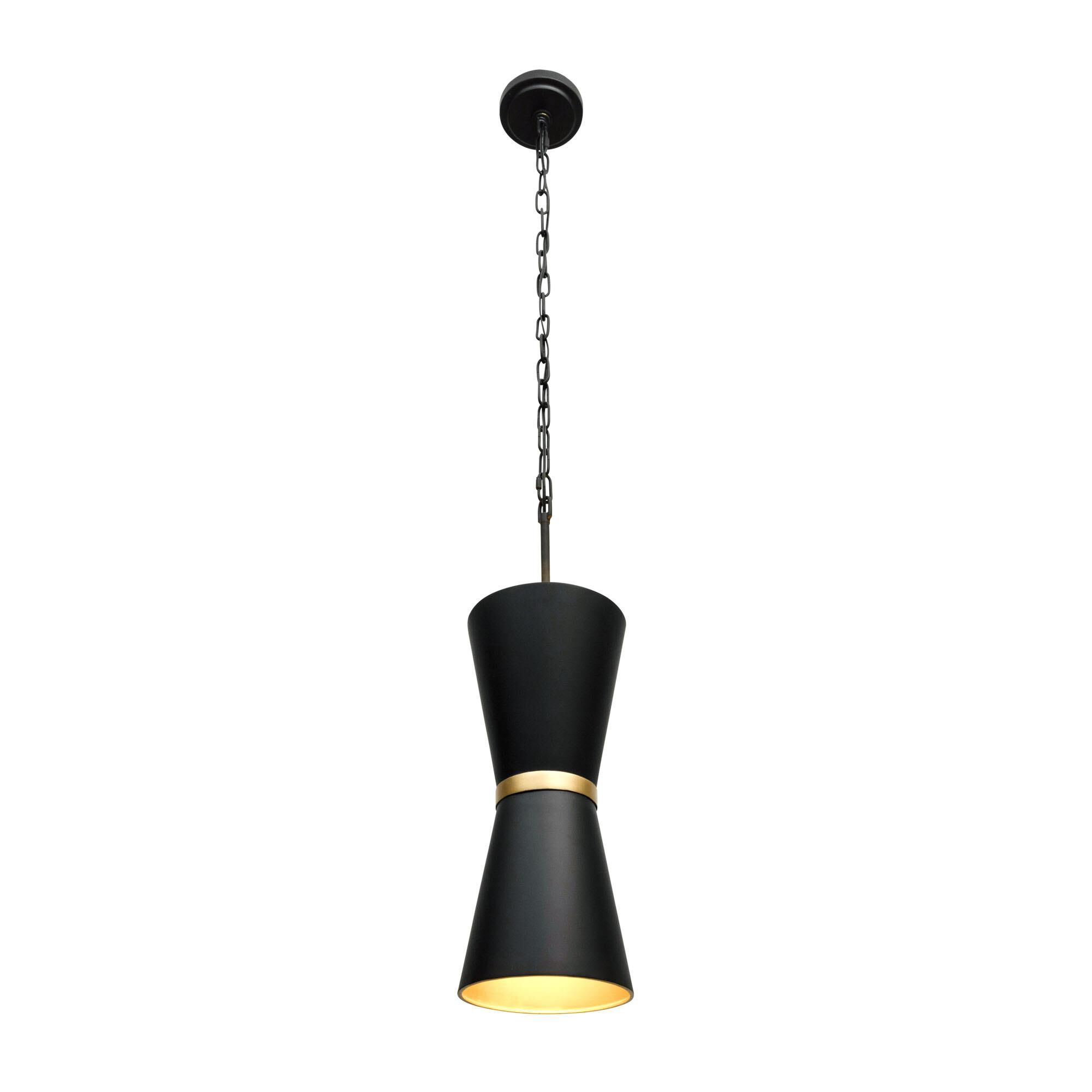 Shown in Matte Black/French Gold finish