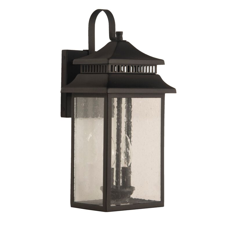Crossbend 18 Inch Tall 2 Light Outdoor Wall Light by Craftmade