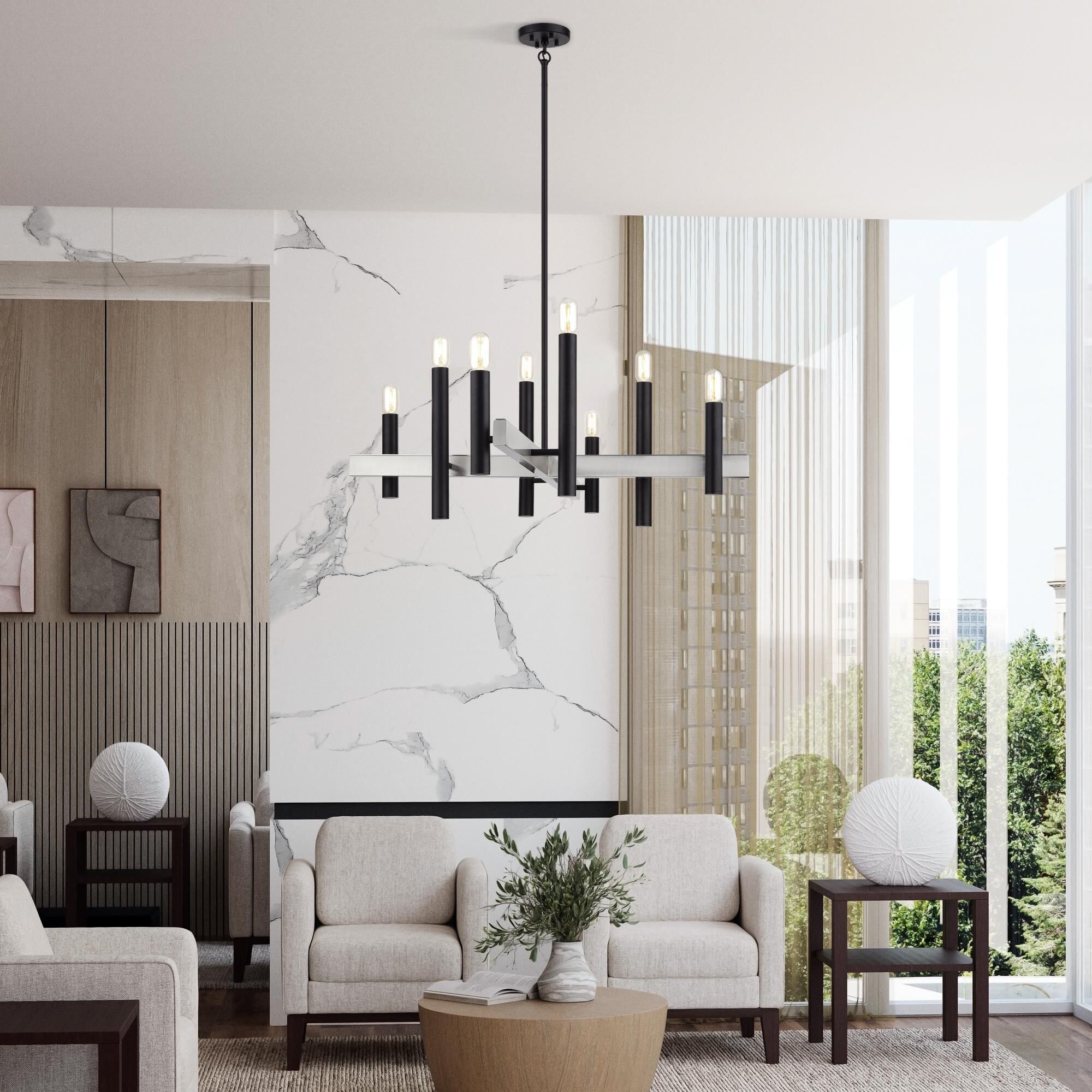 Helsinki 38 Inch Chandelier by Livex Lighting
