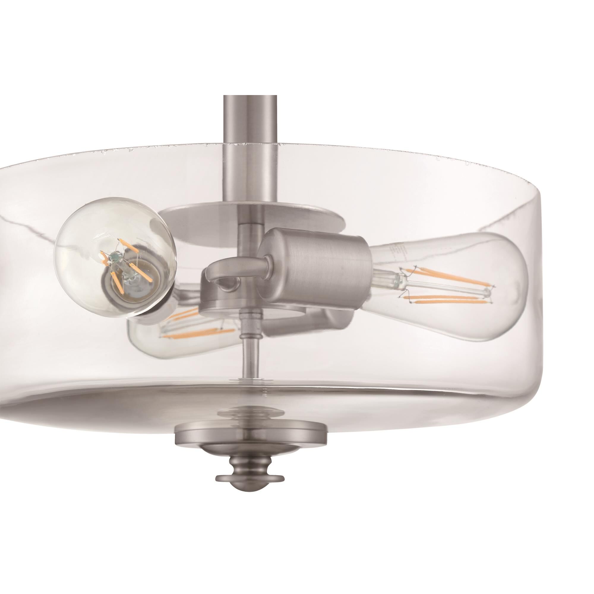 Dardyn 13 Inch 3 Light Semi Flush Mount by Craftmade