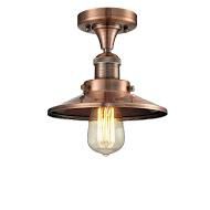 Shown in Antique Copper finish and Antique Copper shade
