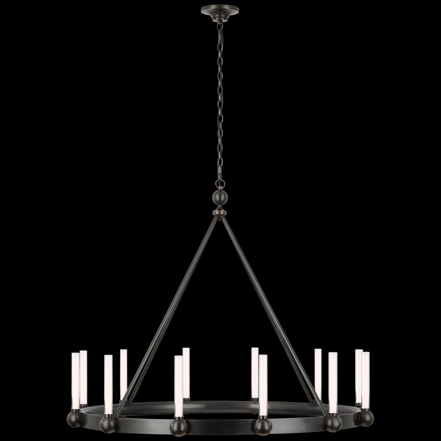 Shown in Bronze finish and White glass