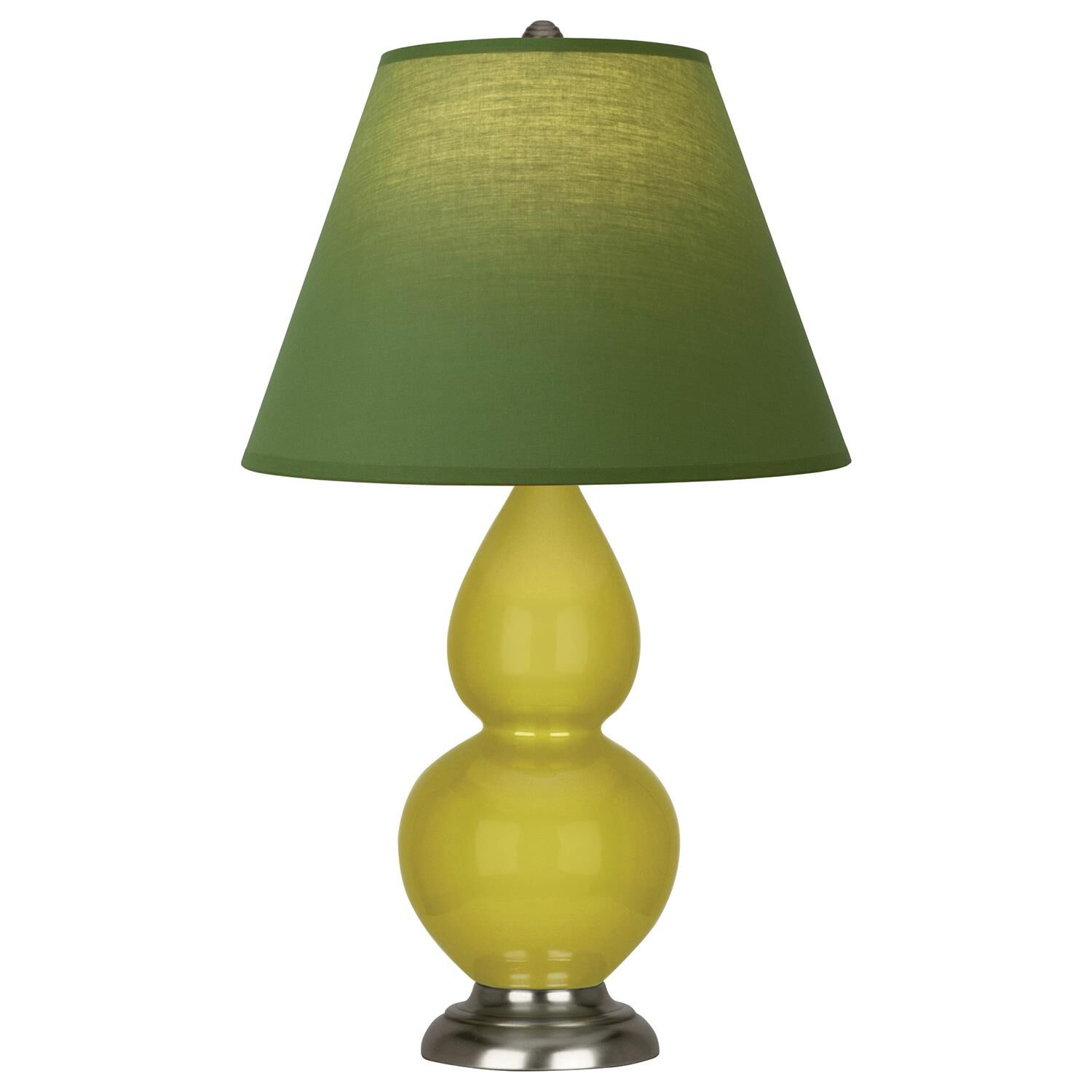 Shown in Citron finish and Tea Green and Taupe shade and Antique Silver accent