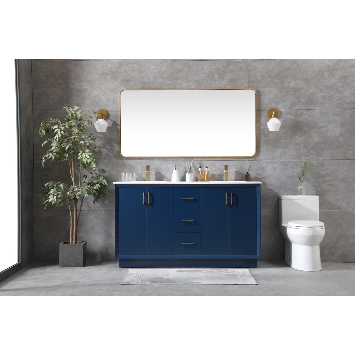 Shown in Blue finish