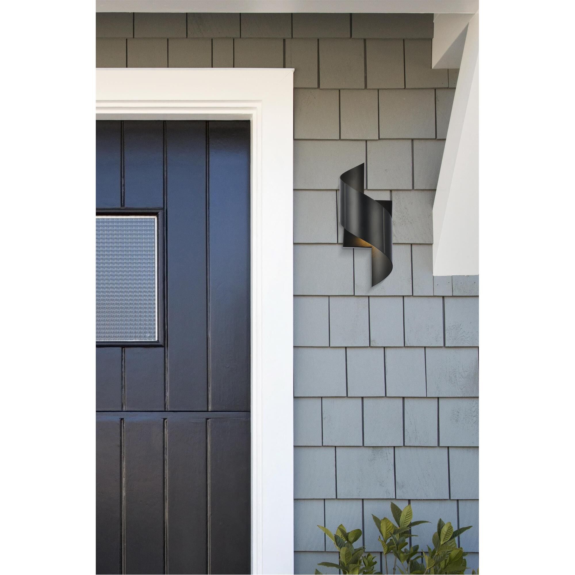 Elegant Lighting Raine 12 Inch Tall LED Outdoor Wall Light