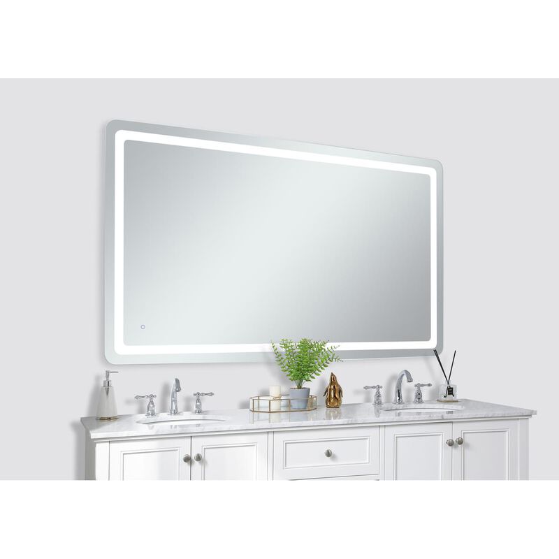 Genesis 72 Inch Wide LED Lighted Mirror by Elegant Decor