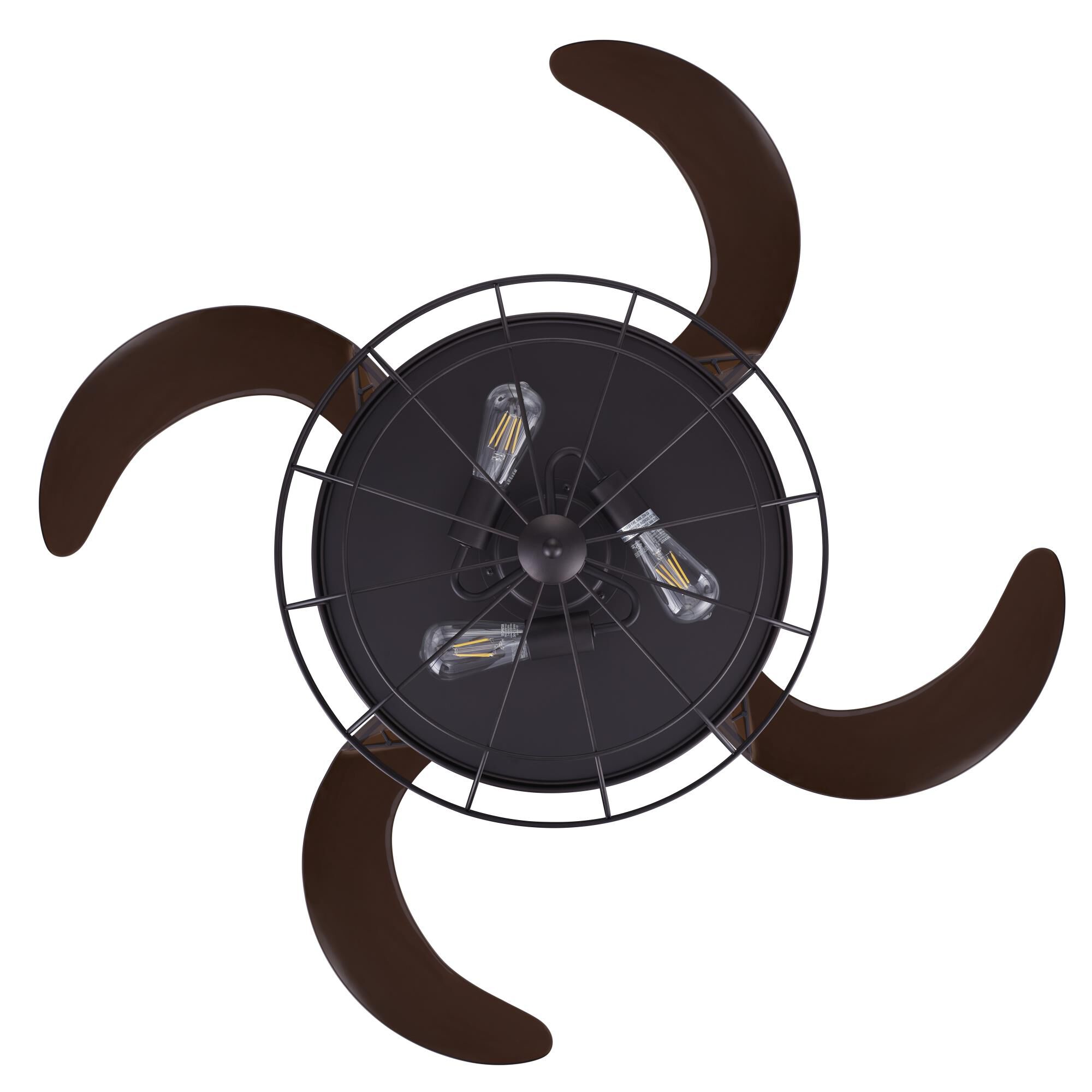 Industri 48 Inch Ceiling Fan with Light Kit by Beacon Lighting