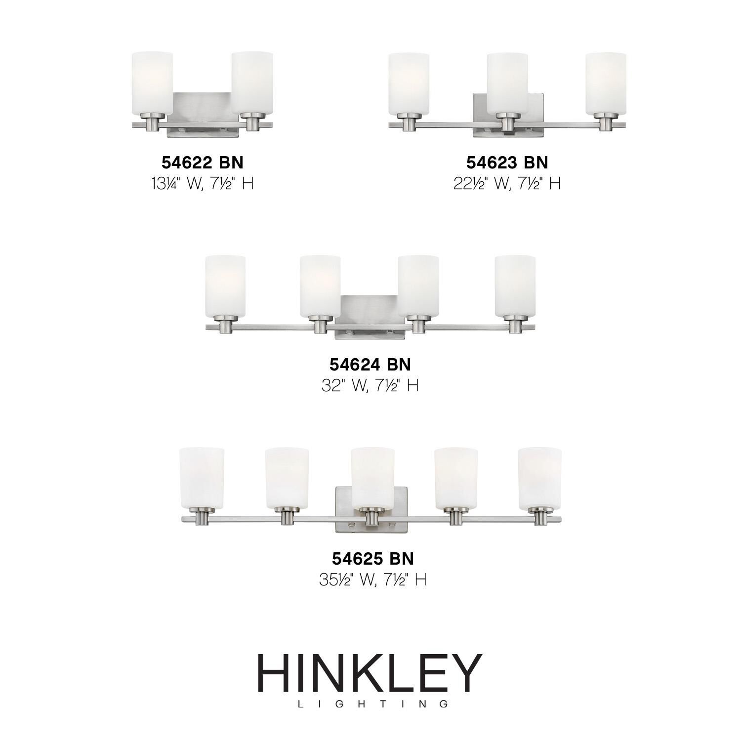 Karlie 13 Inch Bath Vanity Light by Hinkley Lighting
