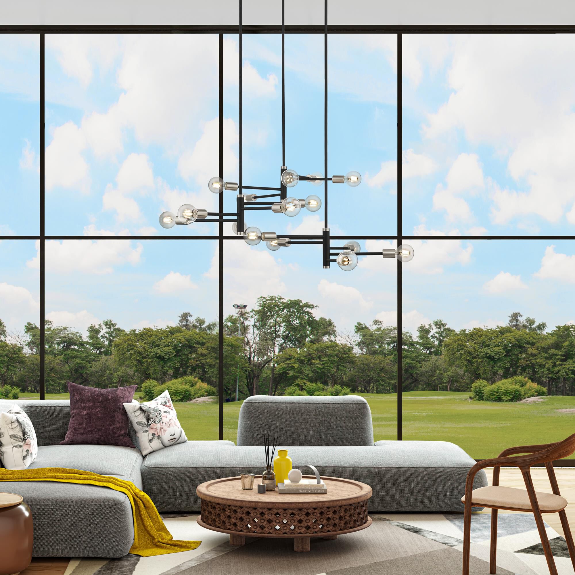 Bannister 15 Light Multi Light Pendant by Livex Lighting