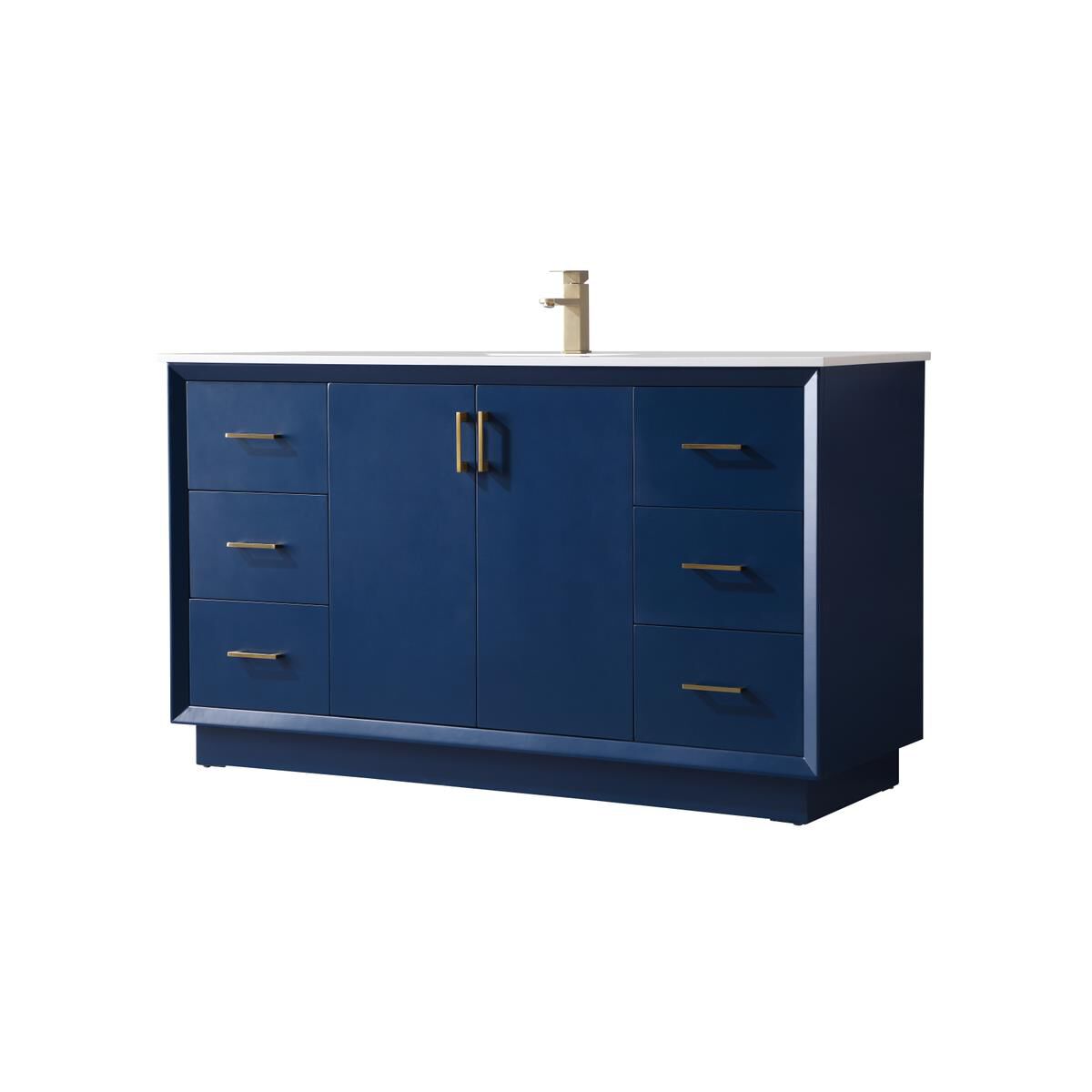 Shown in Blue finish