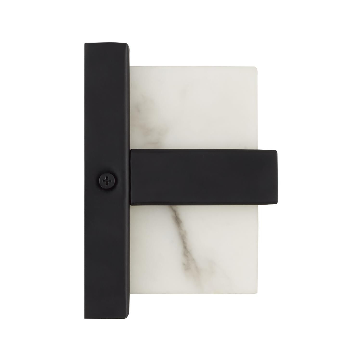 Shown in Matte Black finish and Alabaster glass