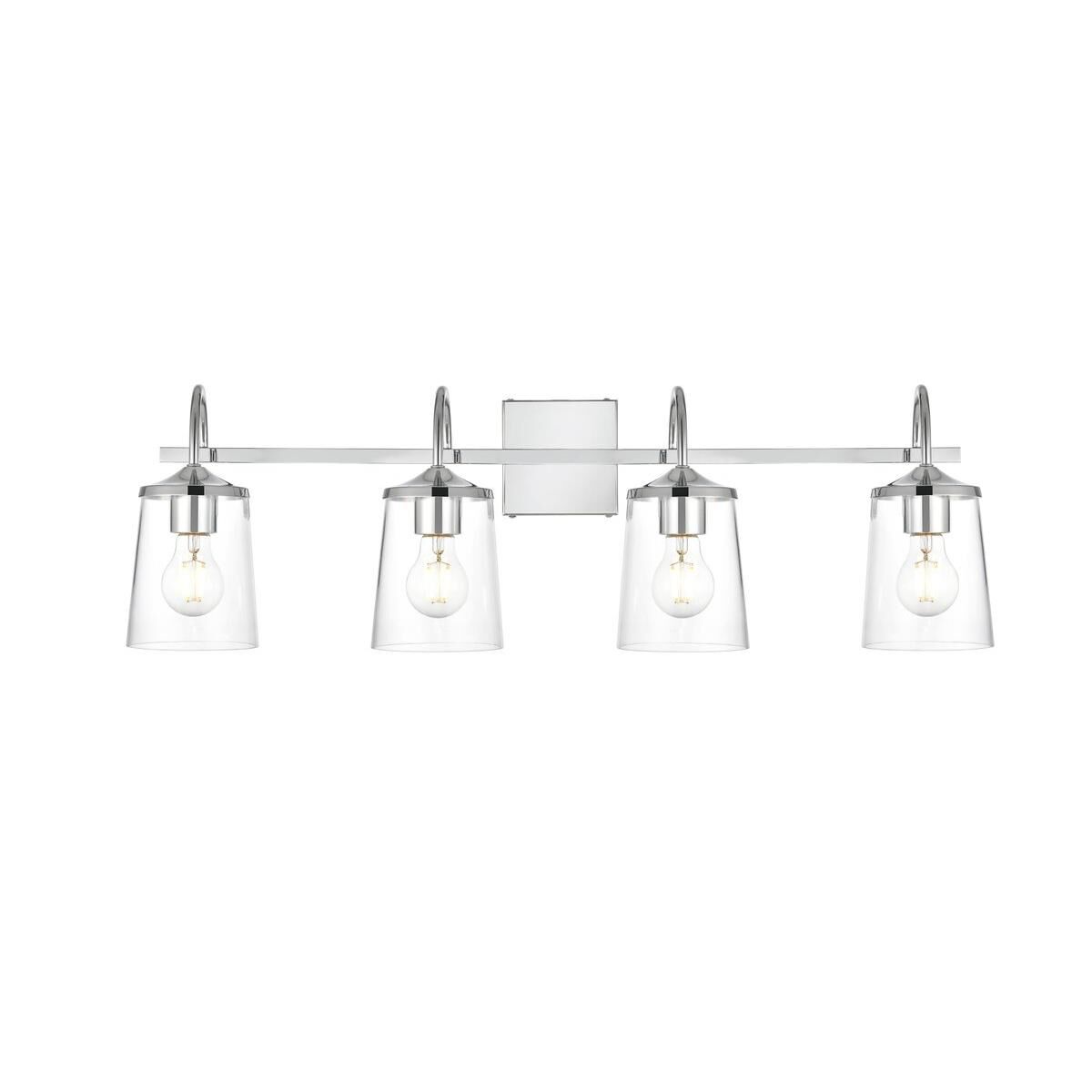 Avani 33 Inch 4 Light Bath Vanity Light by Elegant Lighting