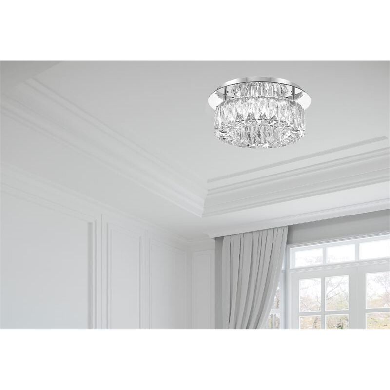 Kinsley 12 Inch Flush Mount by Crystorama