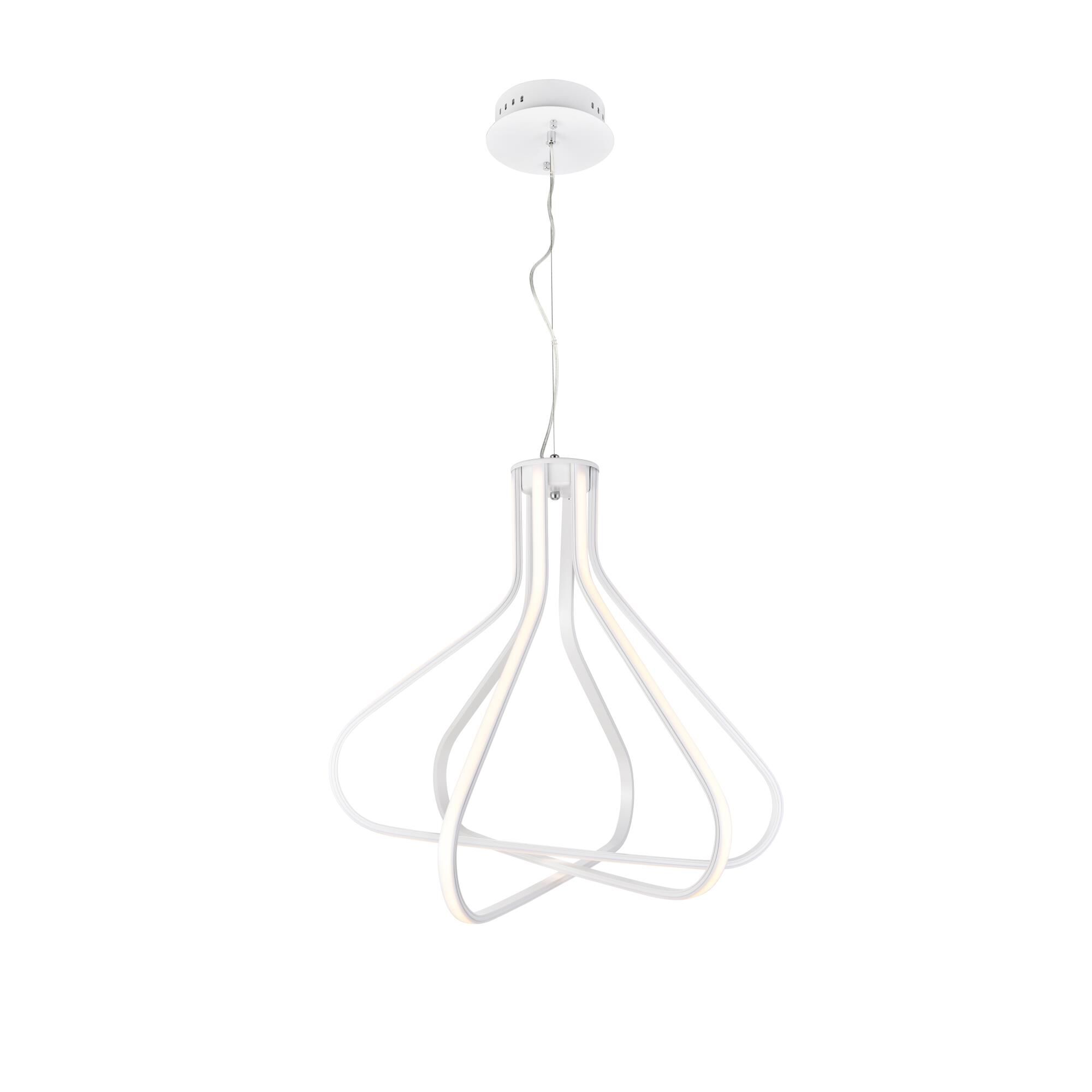 Dahlia 26 Inch LED Large Pendant by Elegant Lighting
