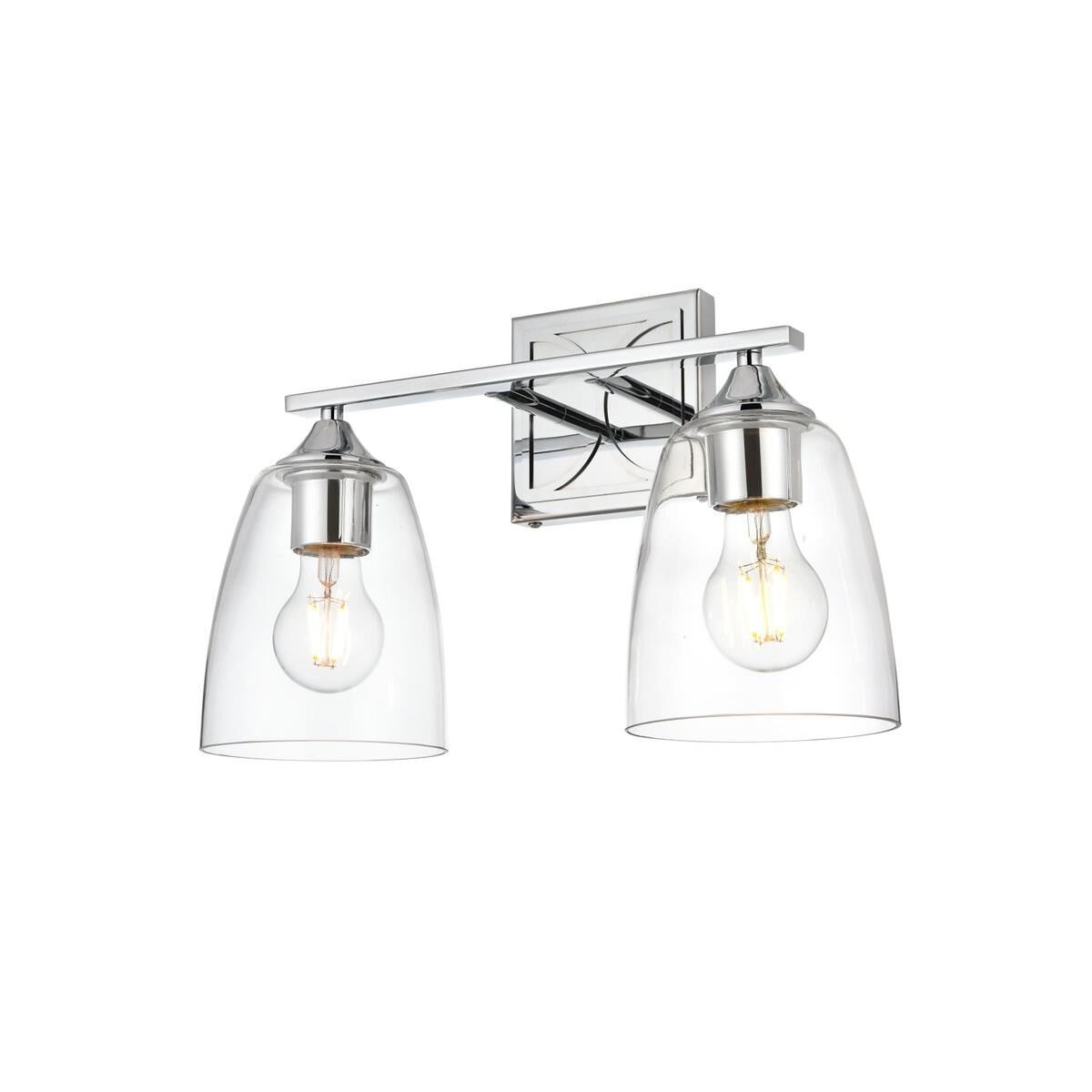 Harris 15 Inch 2 Light Bath Vanity Light by Elegant Lighting