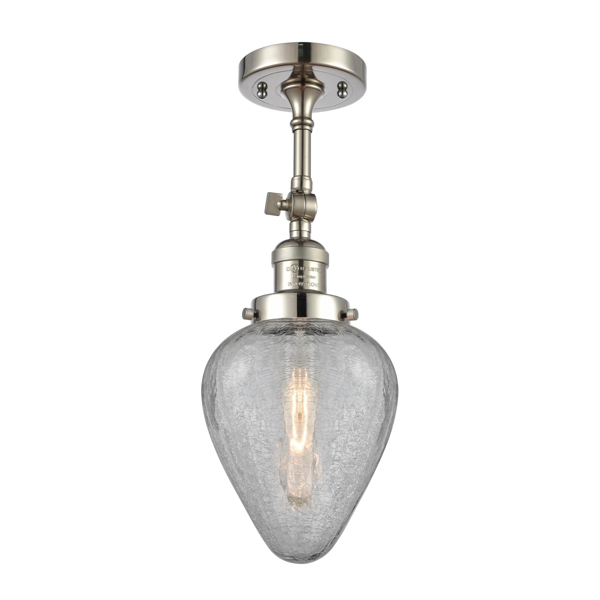 Bruno Marashlian Geneseo 6 Inch 1 Light Semi Flush Mount by Innovations Lighting