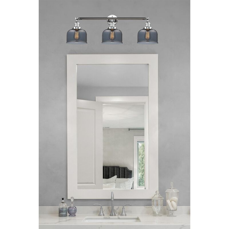 Bruno Marashlian Large Bell 32 Inch 3 Light Bath Vanity Light by Innovations Lighting