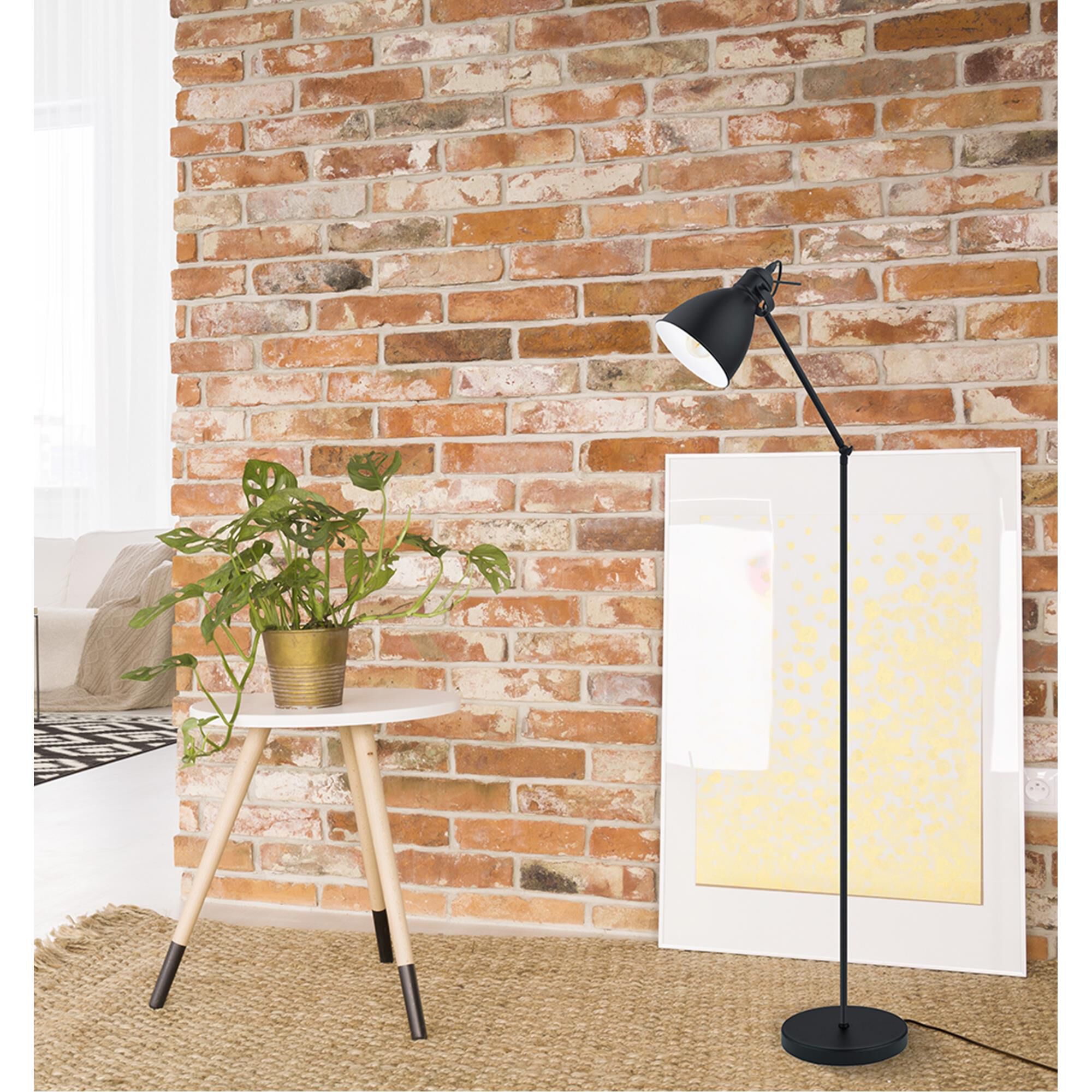 Eglo Priddy 54 Inch Reading Lamp by Eglo Lighting