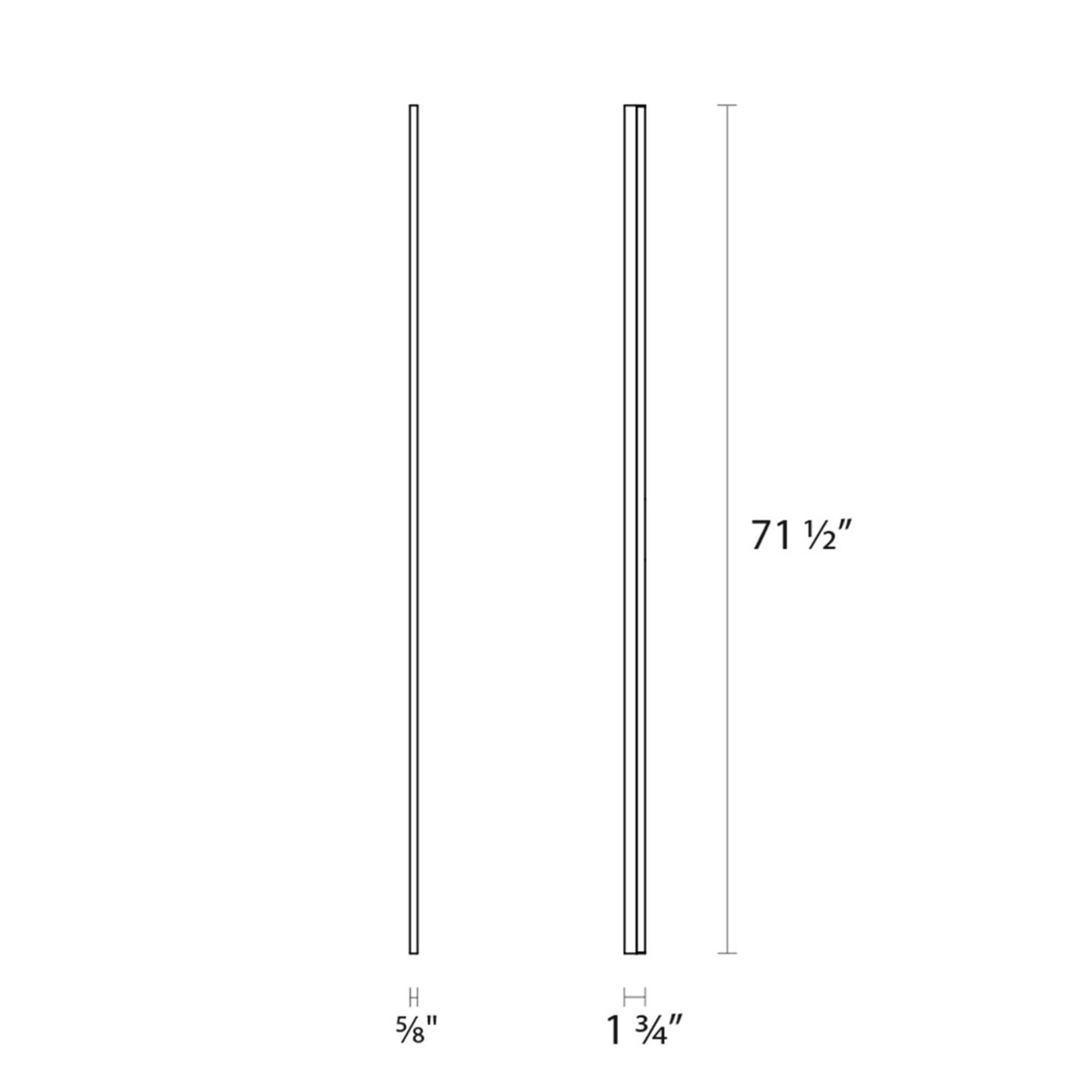 Shown in Bright Satin Aluminum finish