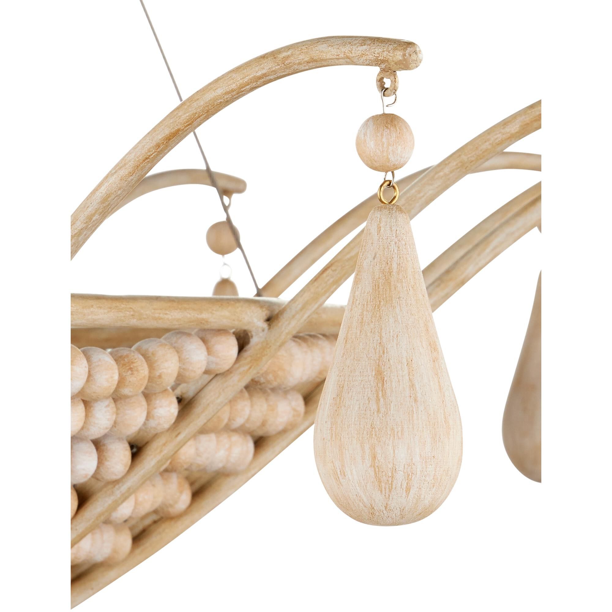 Barry Goralnick Korg 42 Inch Chandelier by Currey and Company